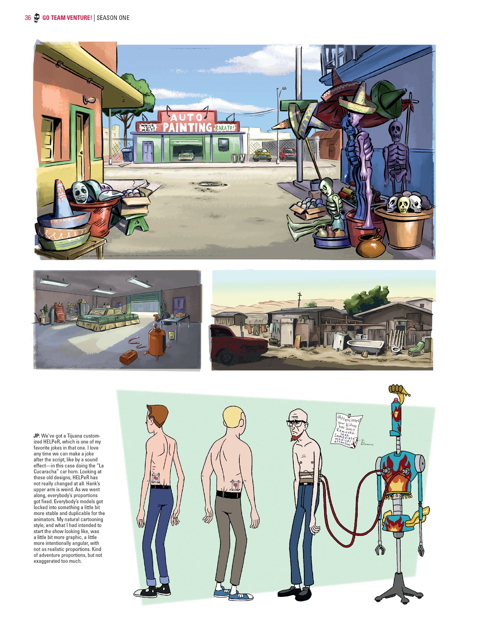 Read online Go Team Venture!: The Art and Making of The Venture Bros. comic -  Issue # TPB (Part 1) - 36