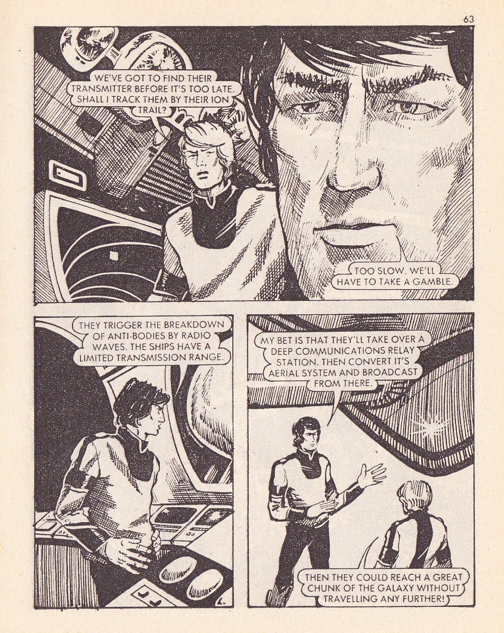 Read online Starblazer comic -  Issue #38 - 63