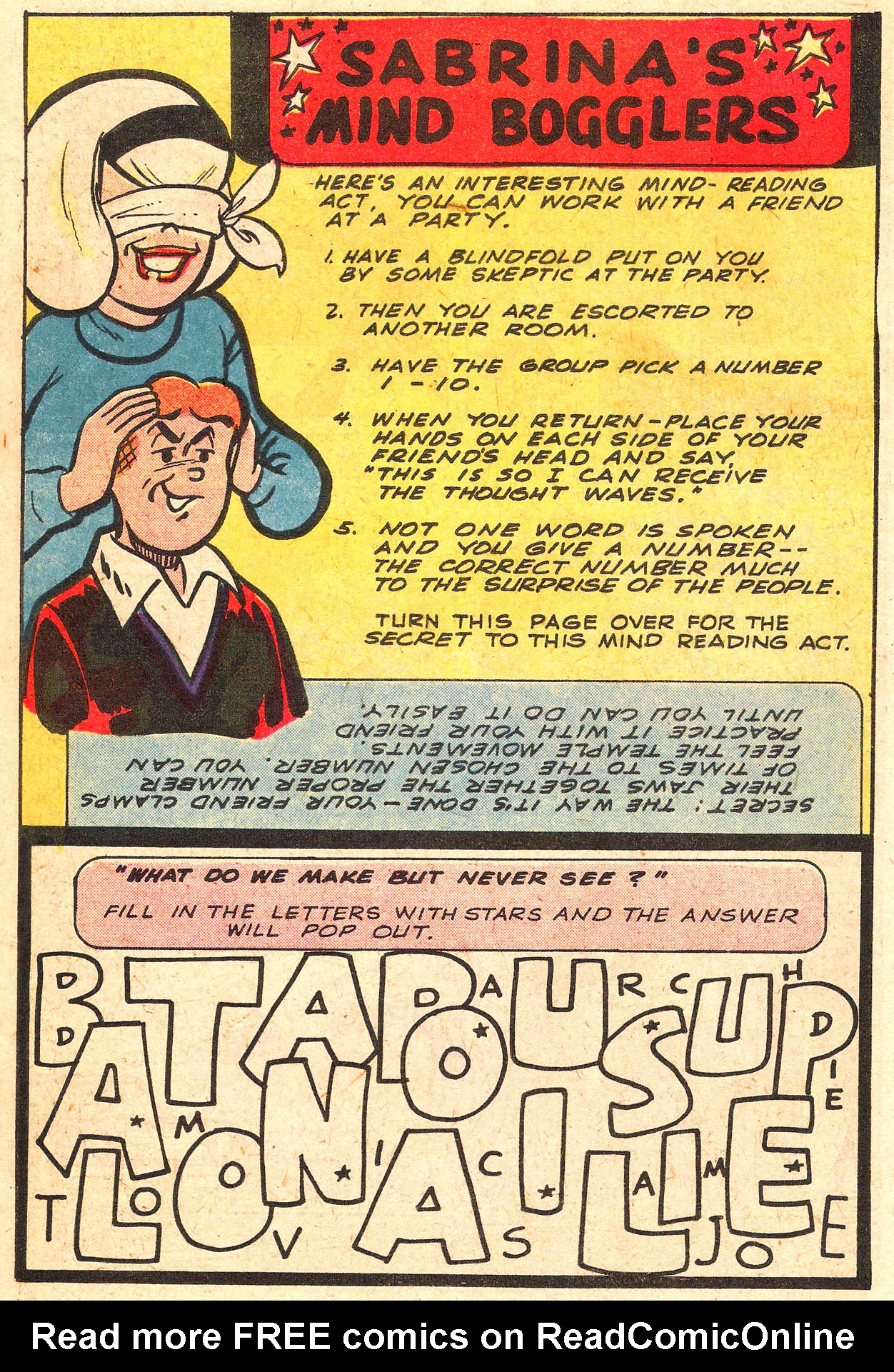 Read online Sabrina The Teenage Witch (1971) comic -  Issue #41 - 18