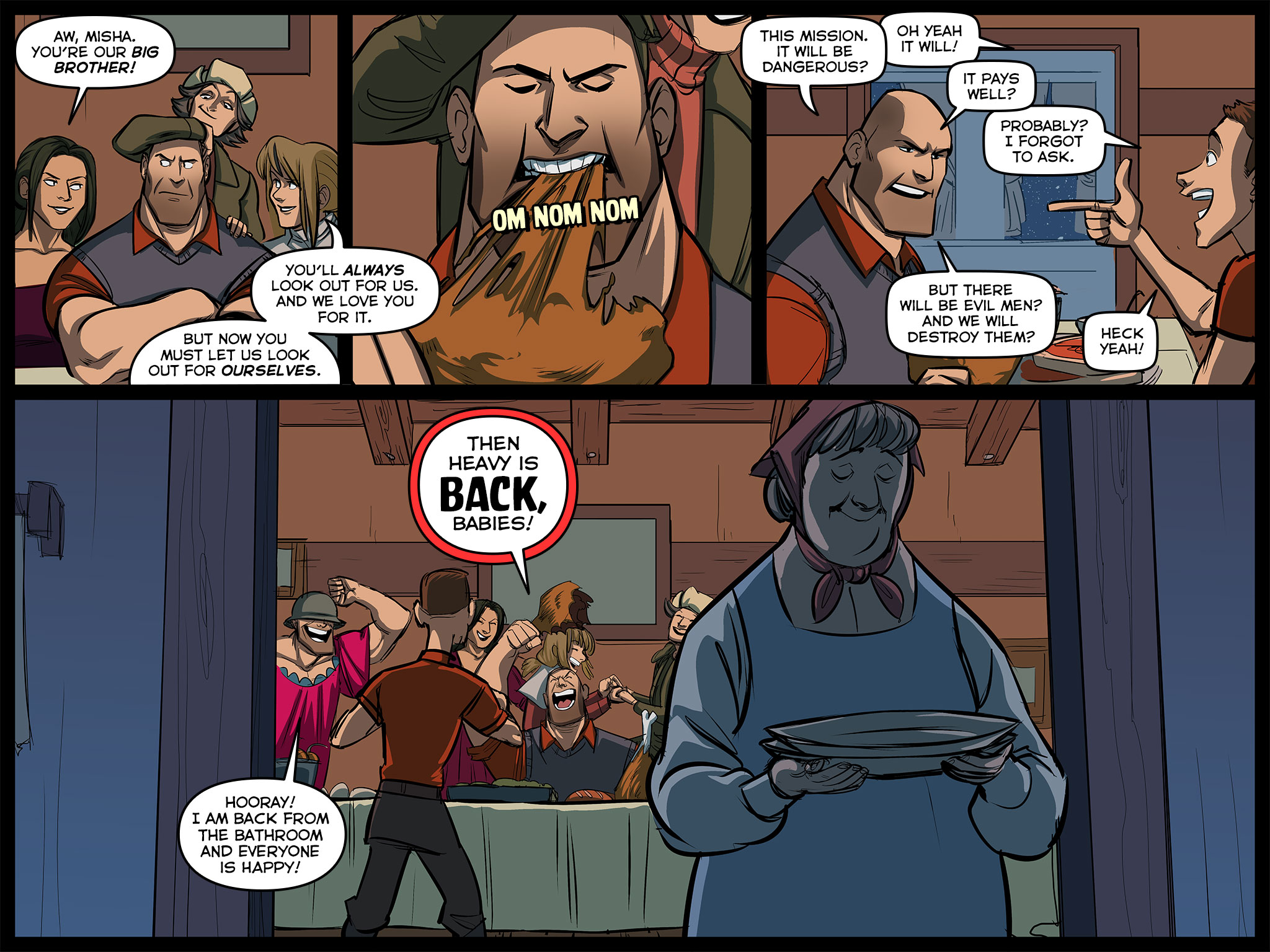 Read online Team Fortress 2 comic -  Issue #3 - 64