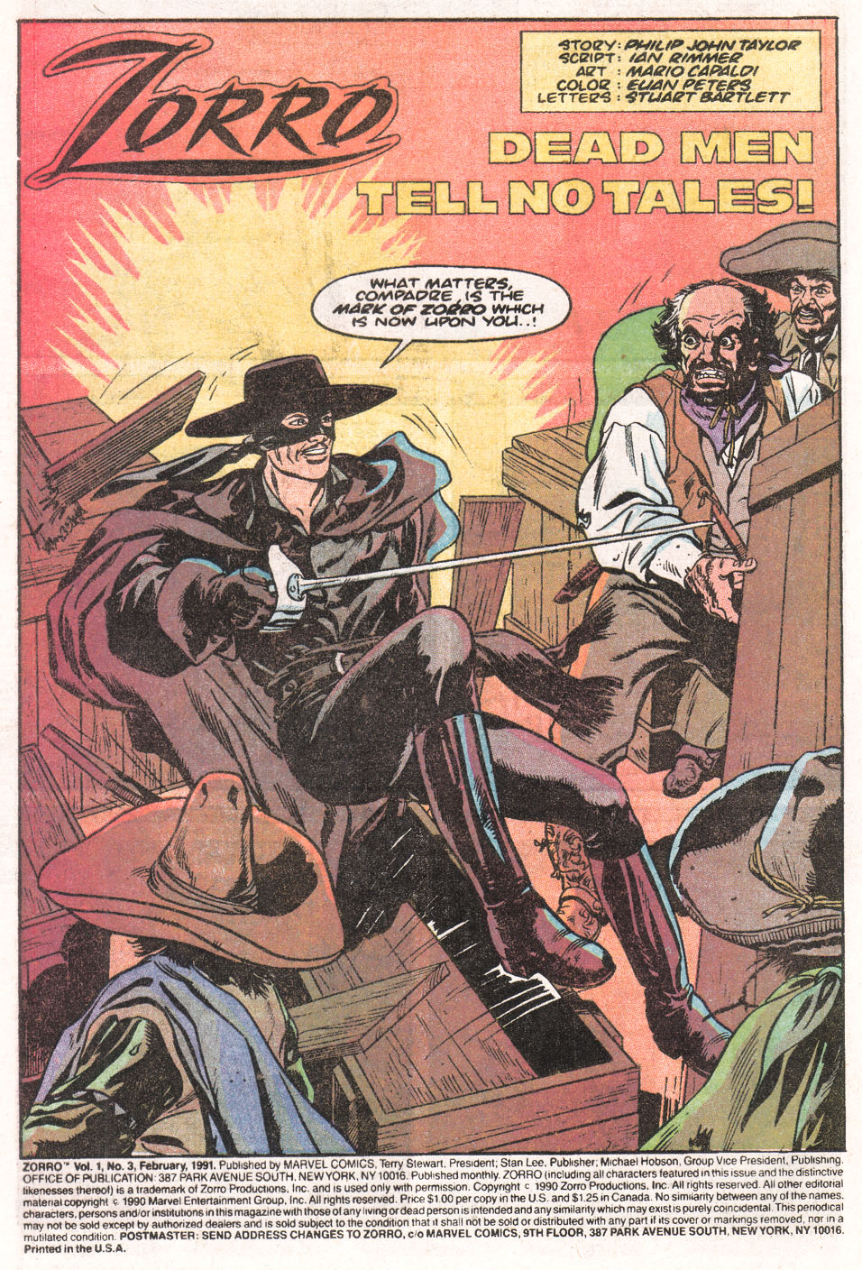 Read online Zorro (1990) comic -  Issue #3 - 4