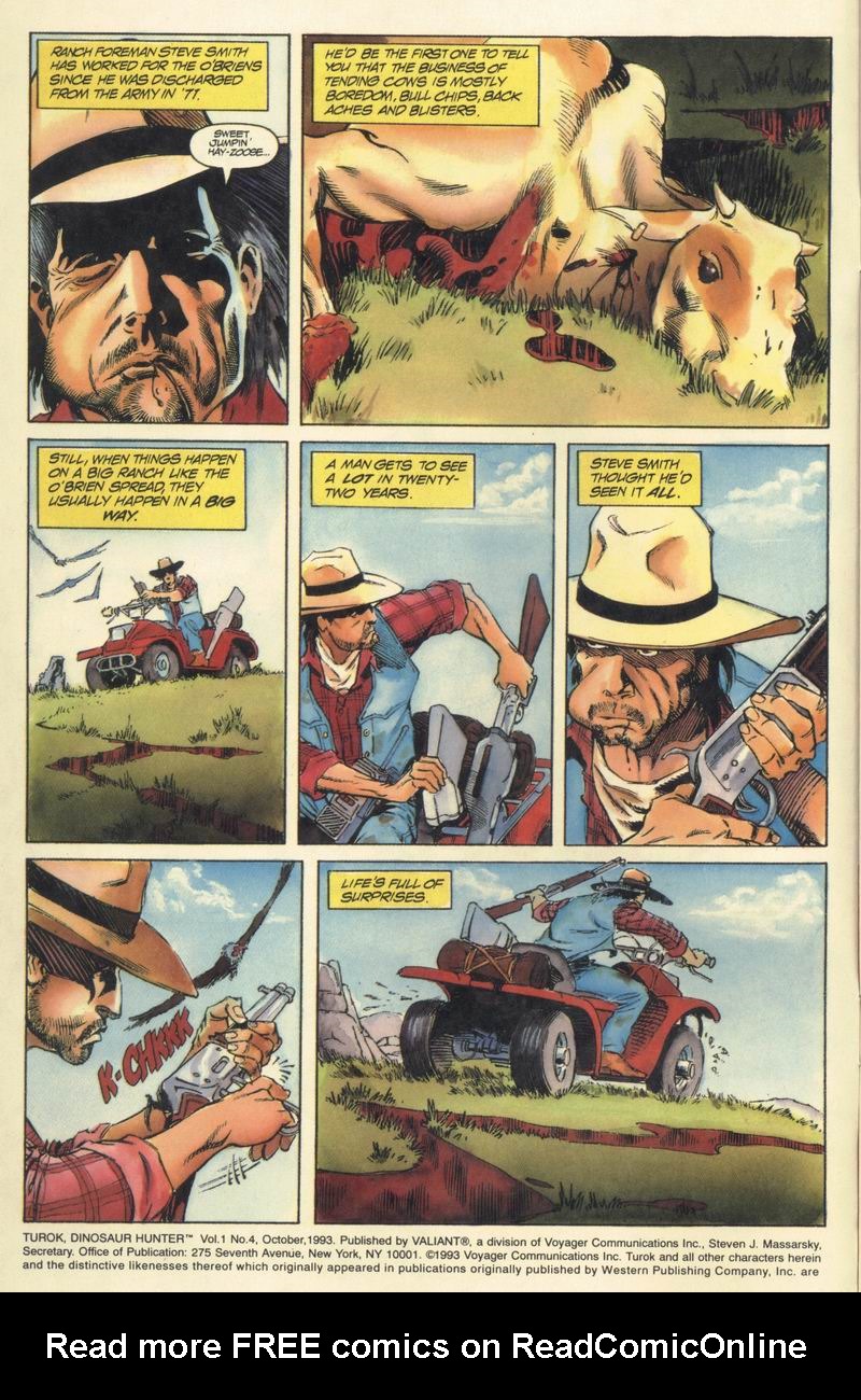 Read online Turok, Dinosaur Hunter (1993) comic -  Issue #4 - 3