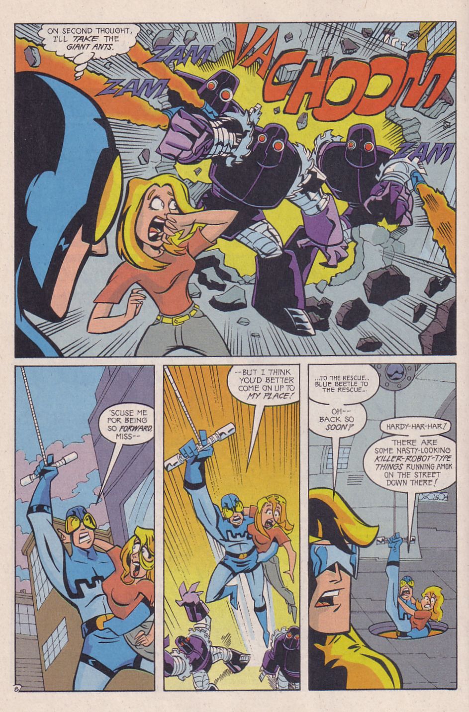 Read online Adventures in the DC Universe comic -  Issue #8 - 9