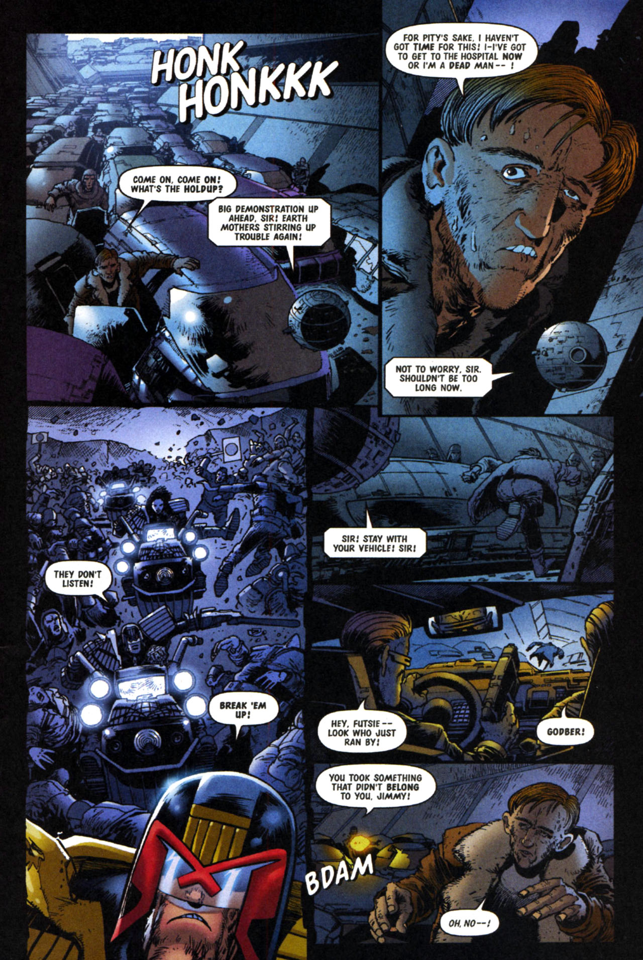 Read online Judge Dredd Vs. Aliens:  Incubus comic -  Issue #1 - 5