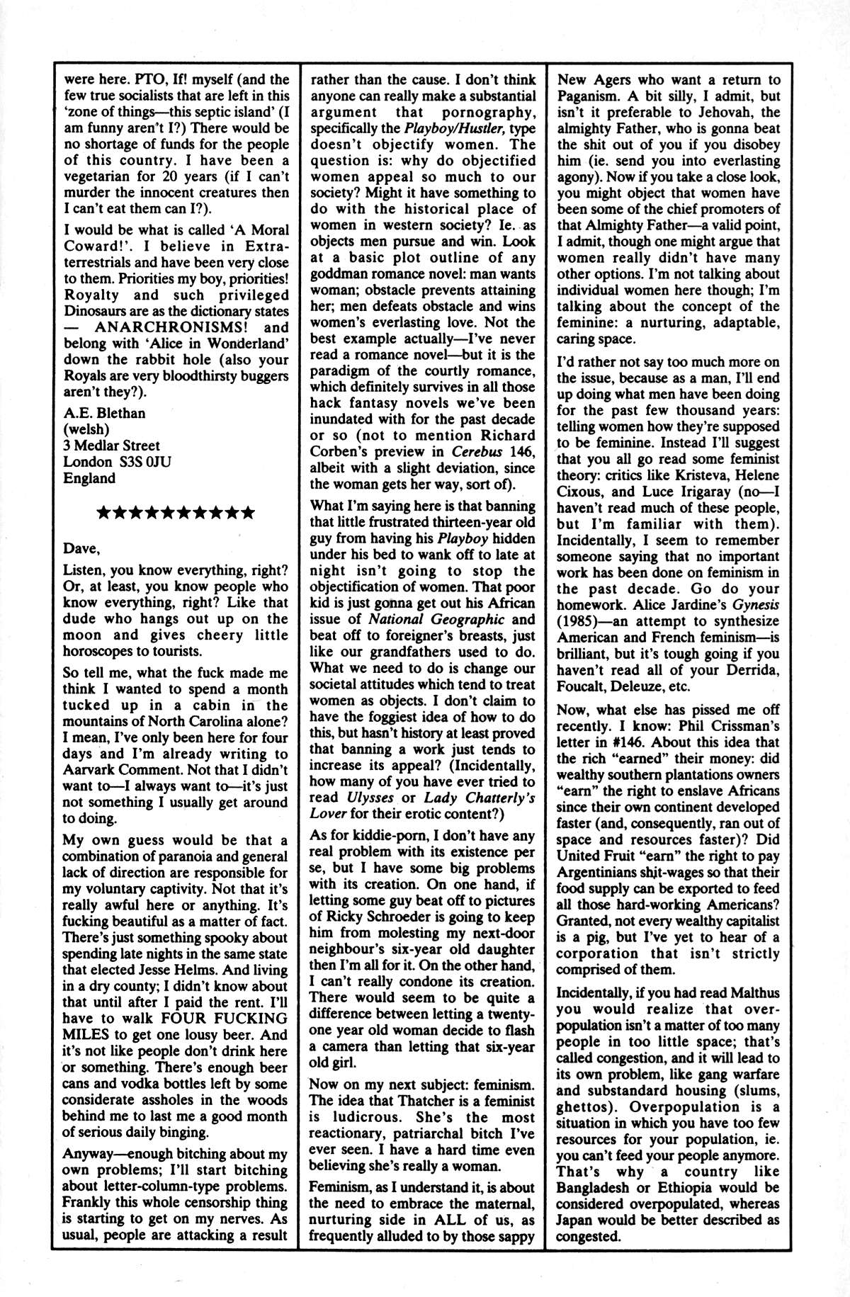 Cerebus Issue #149 #148 - English 32