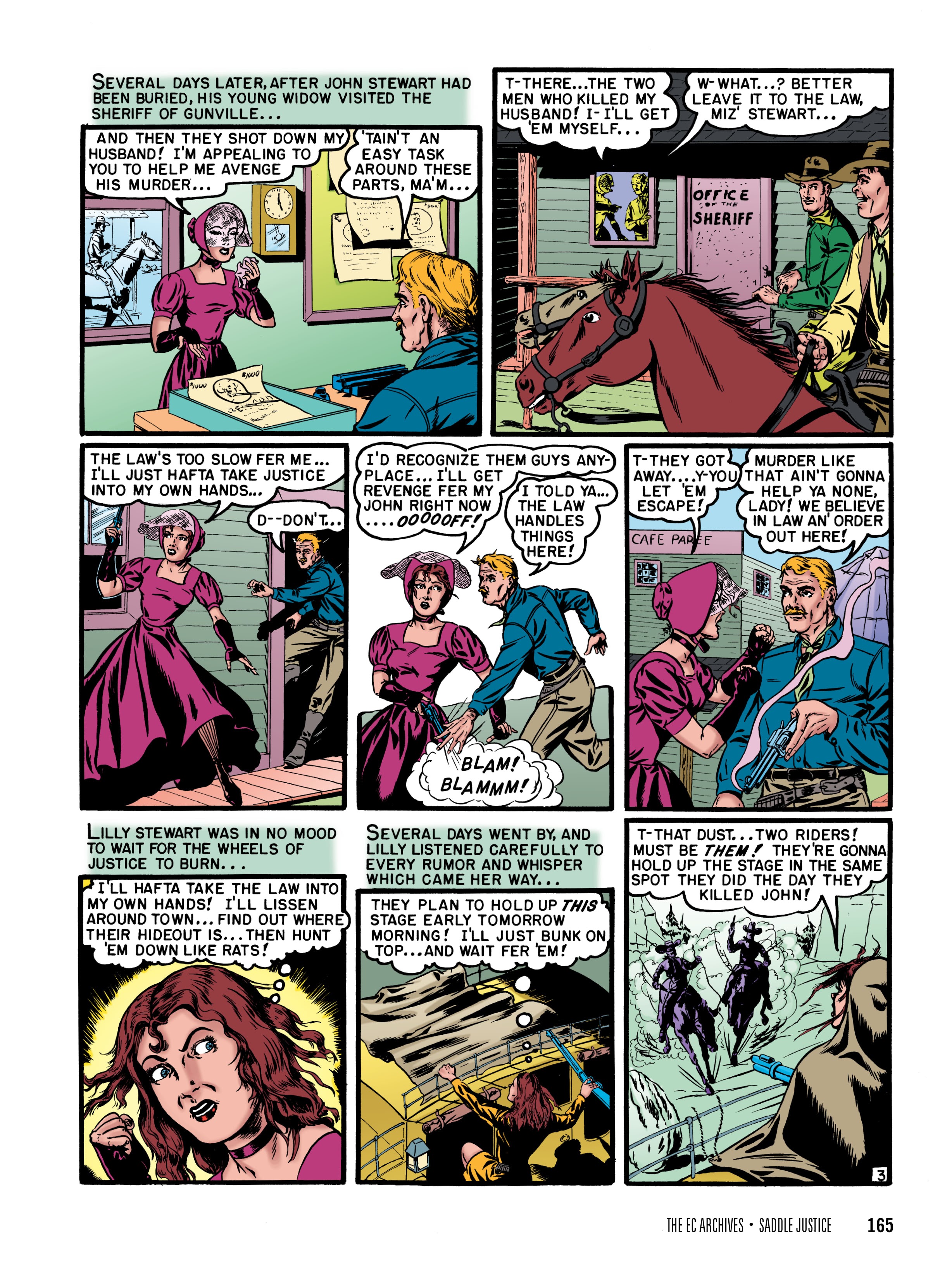 Read online The EC Archives: Saddle Justice comic -  Issue # TPB (Part 2) - 67