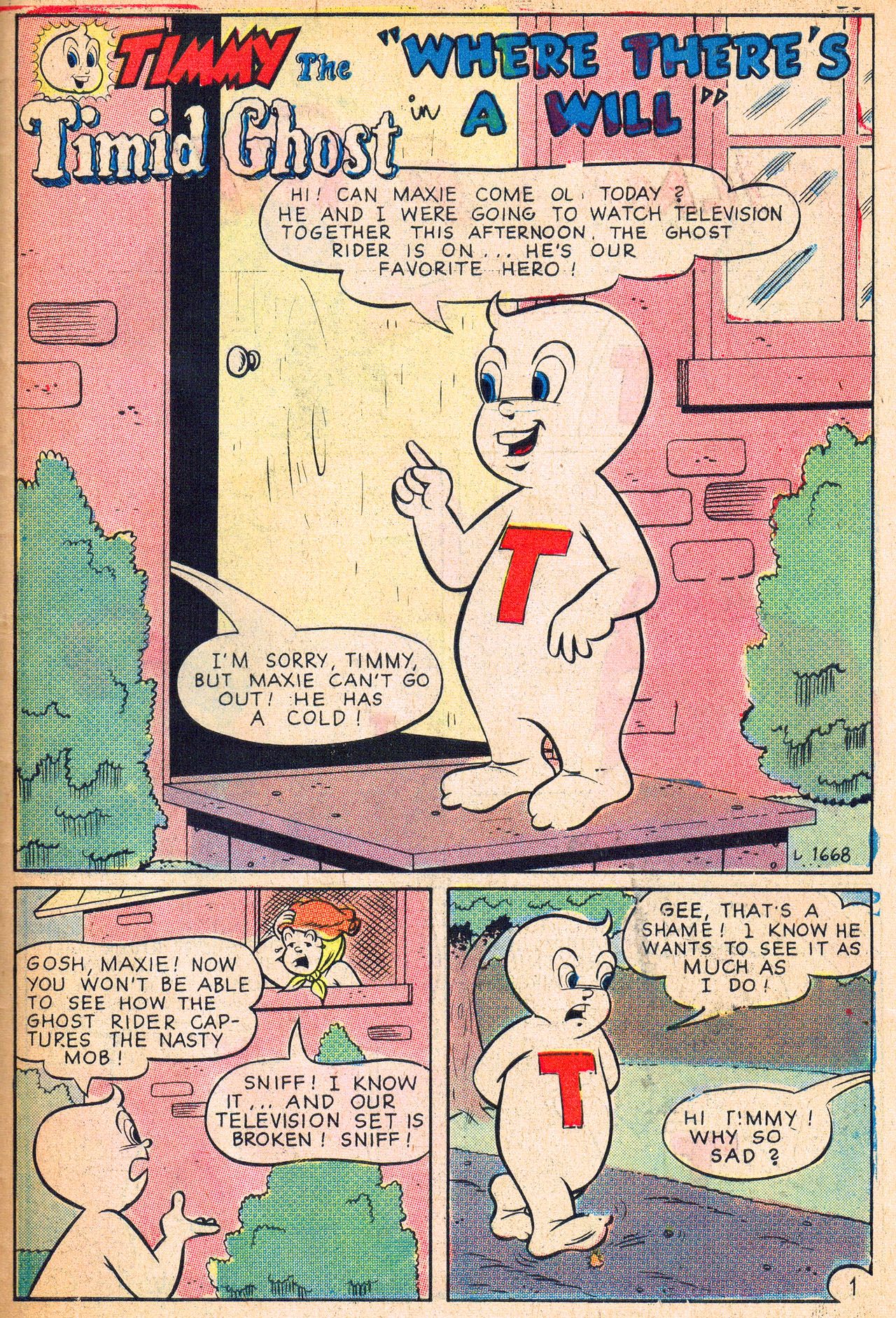 Read online Timmy the Timid Ghost comic -  Issue #7 - 27