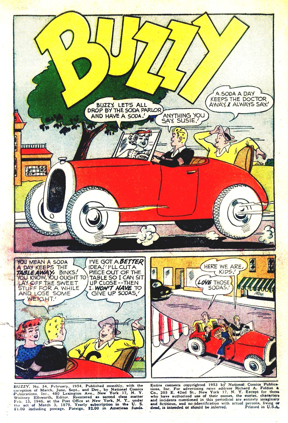 Read online Buzzy comic -  Issue #54 - 3