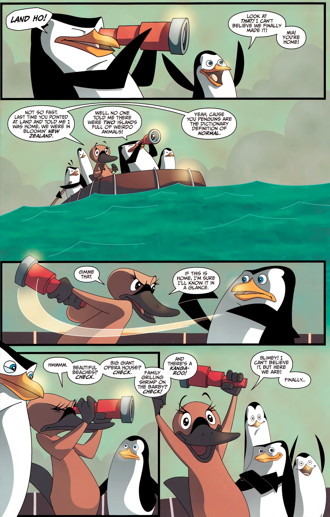 Read online Penguins of Madagascar comic -  Issue #4 - 3