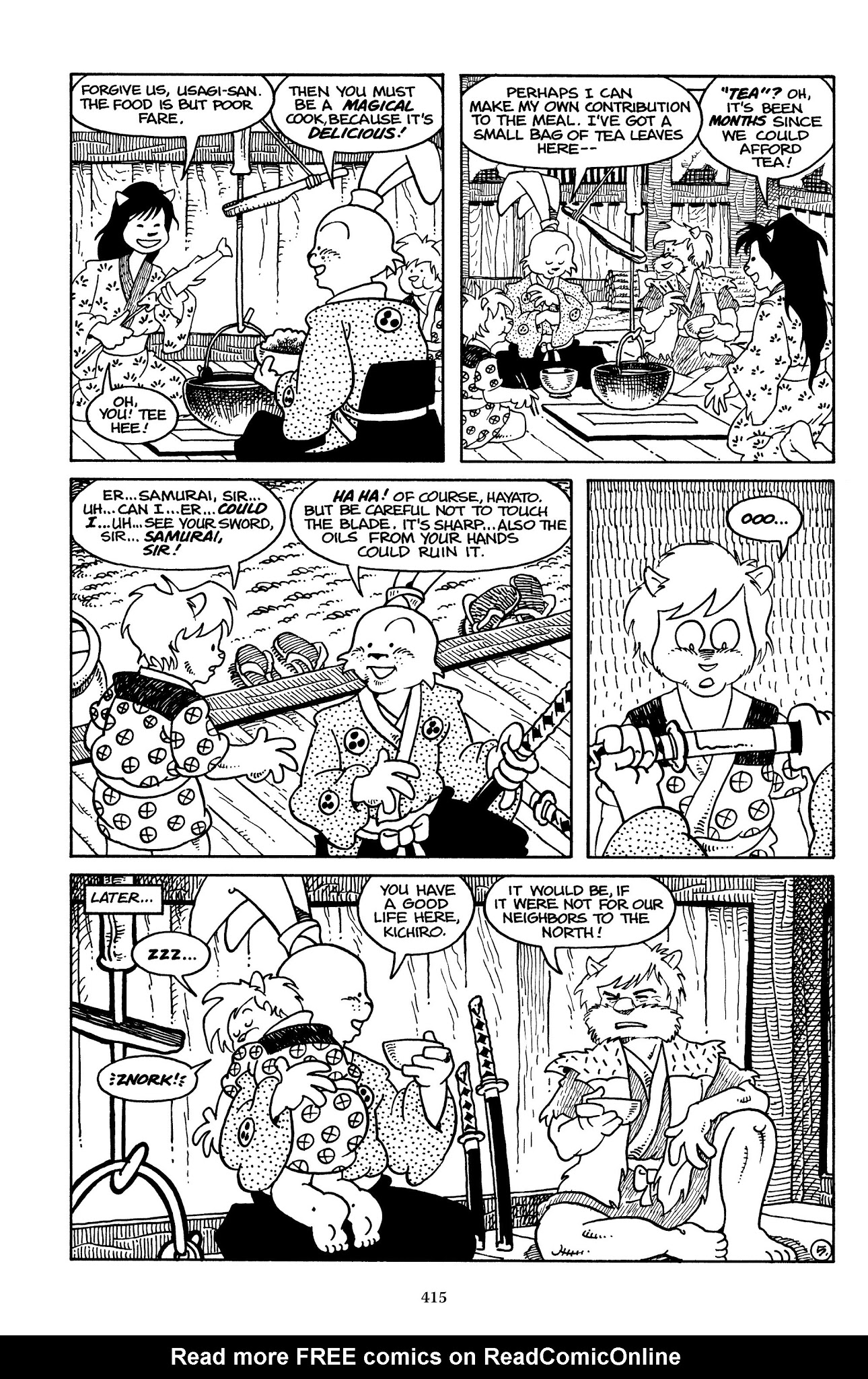 Read online The Usagi Yojimbo Saga comic -  Issue # TPB 1 - 405