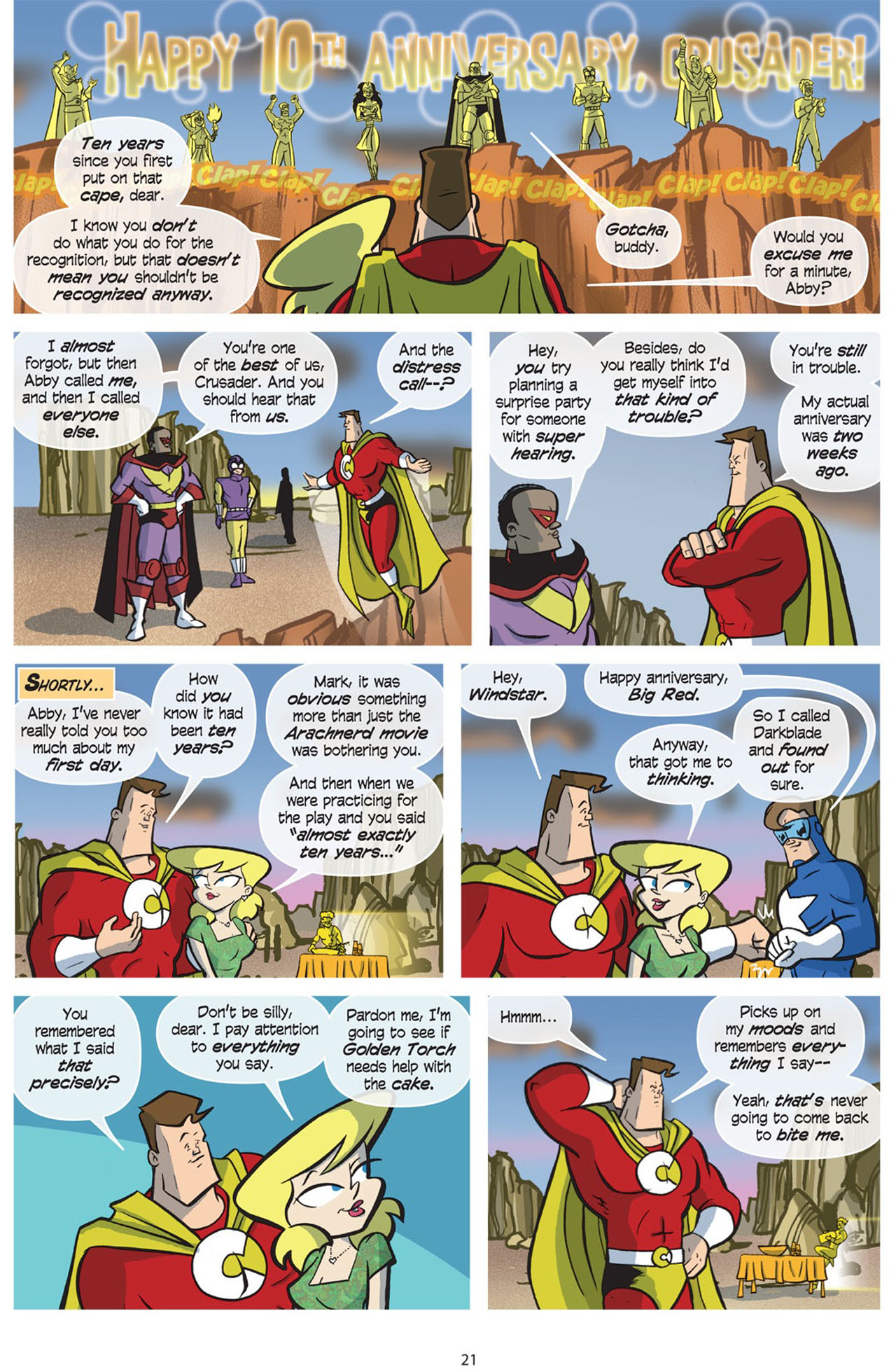 Read online Love and Capes comic -  Issue #4 - 22