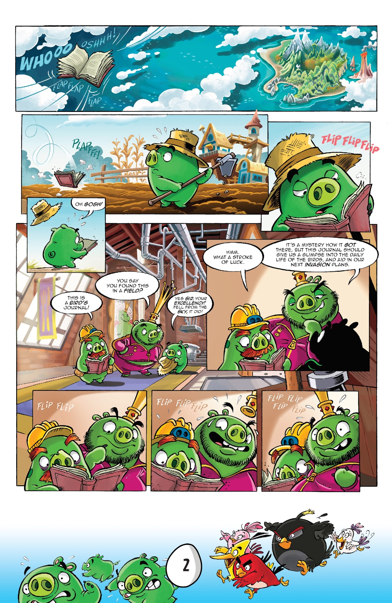 Read online Angry Birds Comics Quarterly comic -  Issue # Issue Monsters and Mistletoe - 4