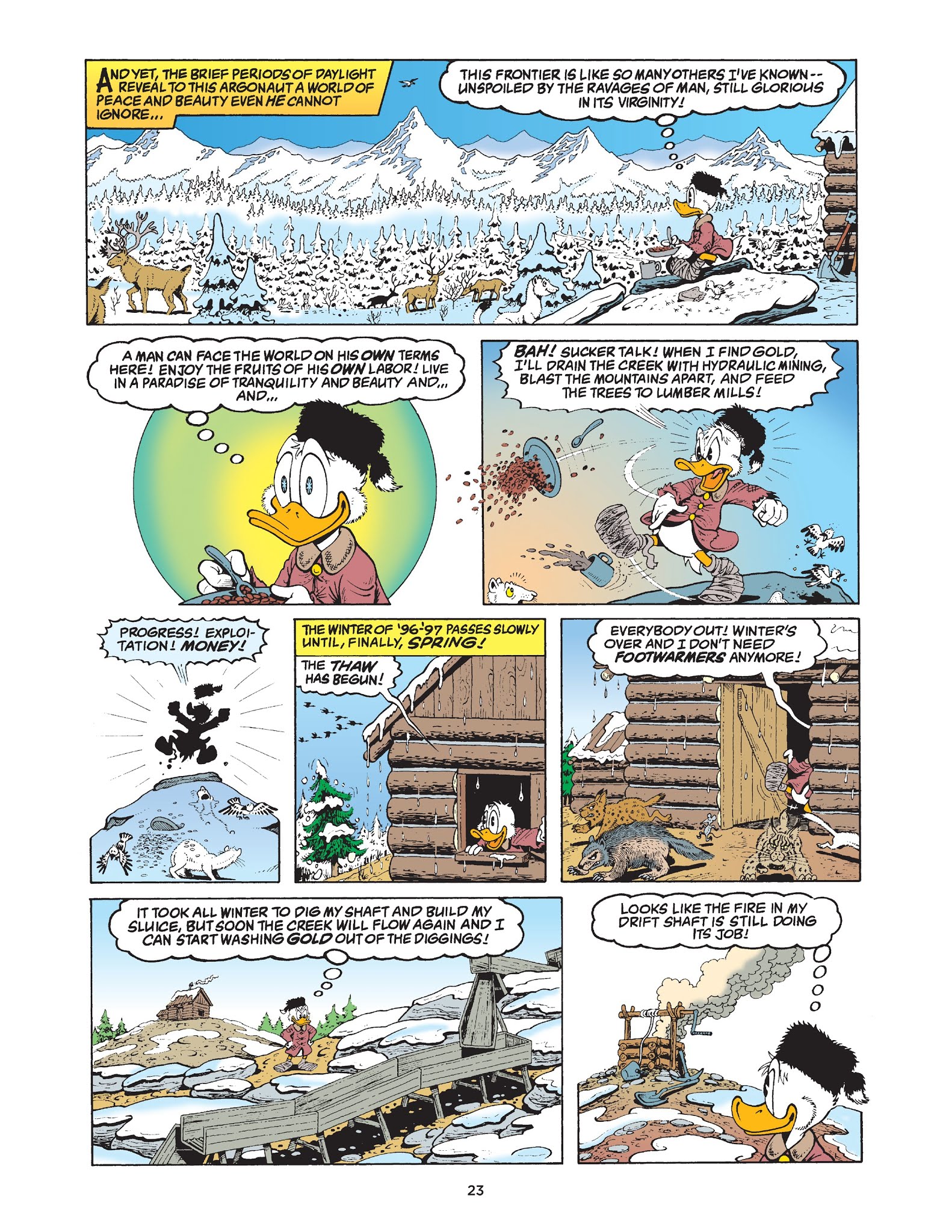 Read online Walt Disney Uncle Scrooge and Donald Duck: The Don Rosa Library comic -  Issue # TPB 5 (Part 1) - 24