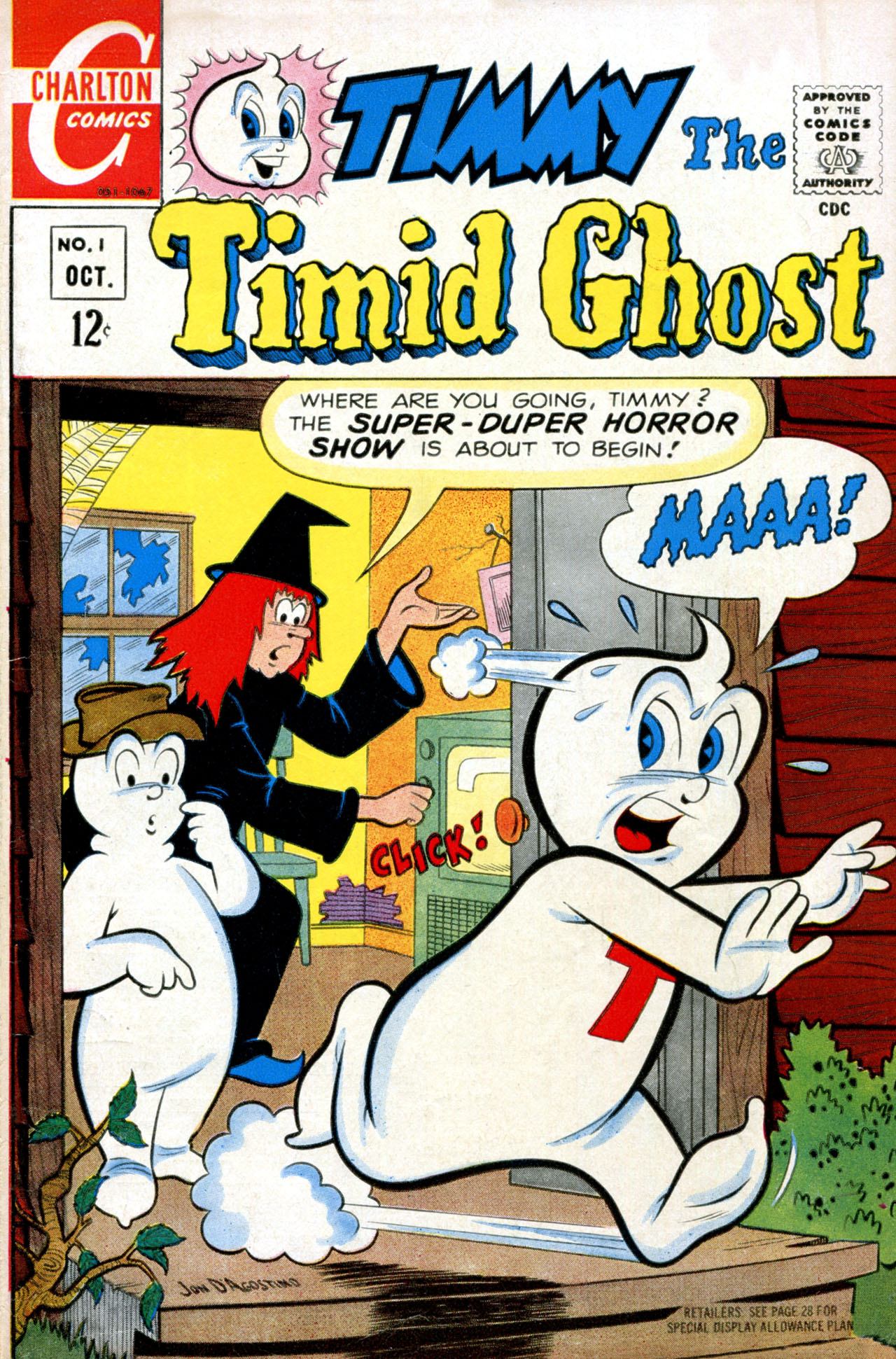 Read online Timmy the Timid Ghost comic -  Issue #1 - 1