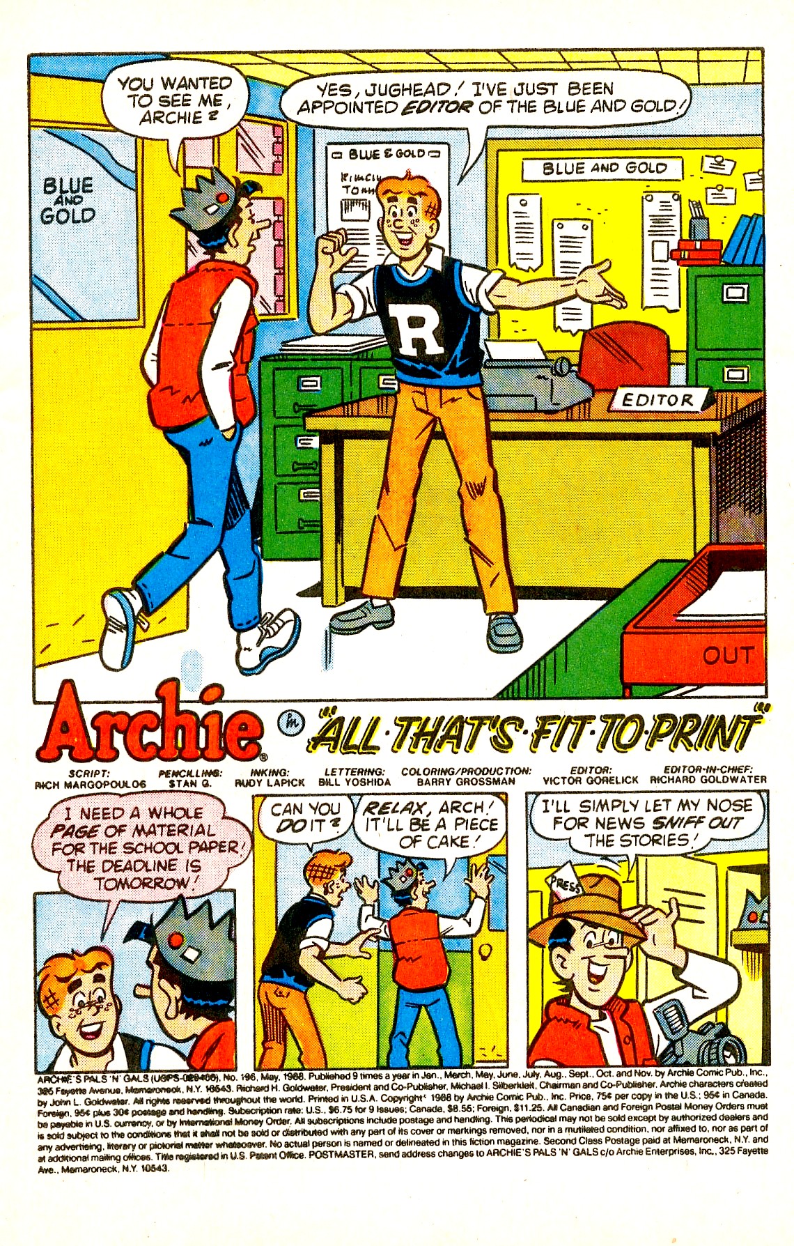 Read online Archie's Pals 'N' Gals (1952) comic -  Issue #196 - 3