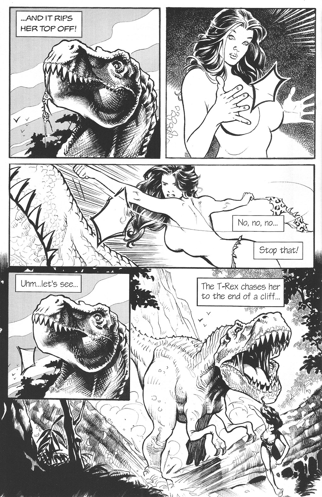 Read online Cavewoman: The Movie comic -  Issue # Full - 5