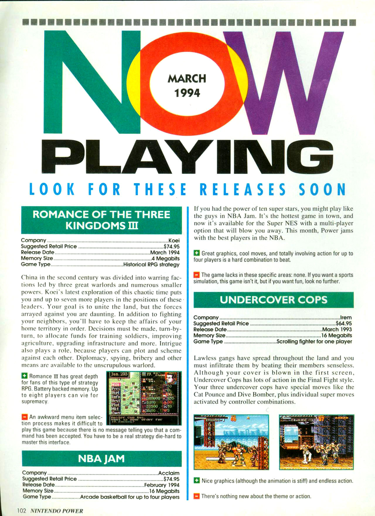 Read online Nintendo Power comic -  Issue #58 - 101