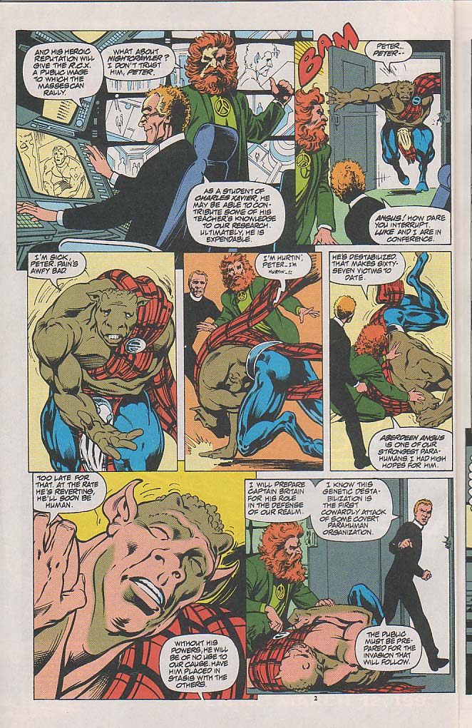 Read online Excalibur (1988) comic -  Issue #65 - 3