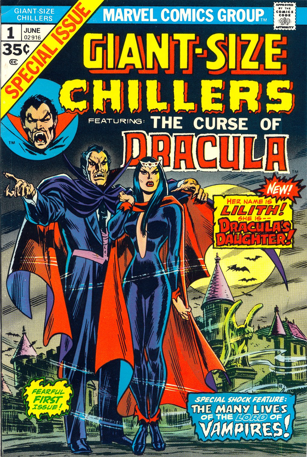 Read online Giant-Size Chillers Featuring Curse of Dracula comic -  Issue # Full - 1