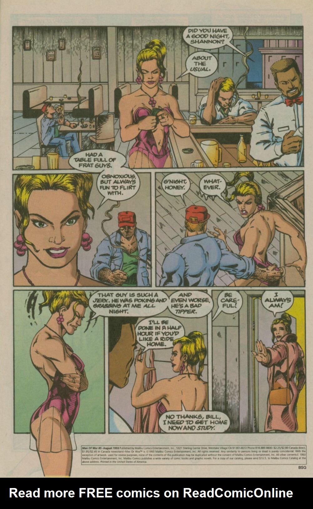 Read online Man of War comic -  Issue #5 - 3