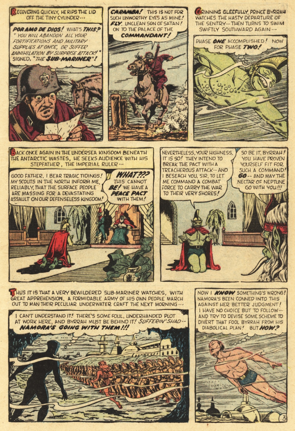 Read online Sub-Mariner Comics comic -  Issue #35 - 5