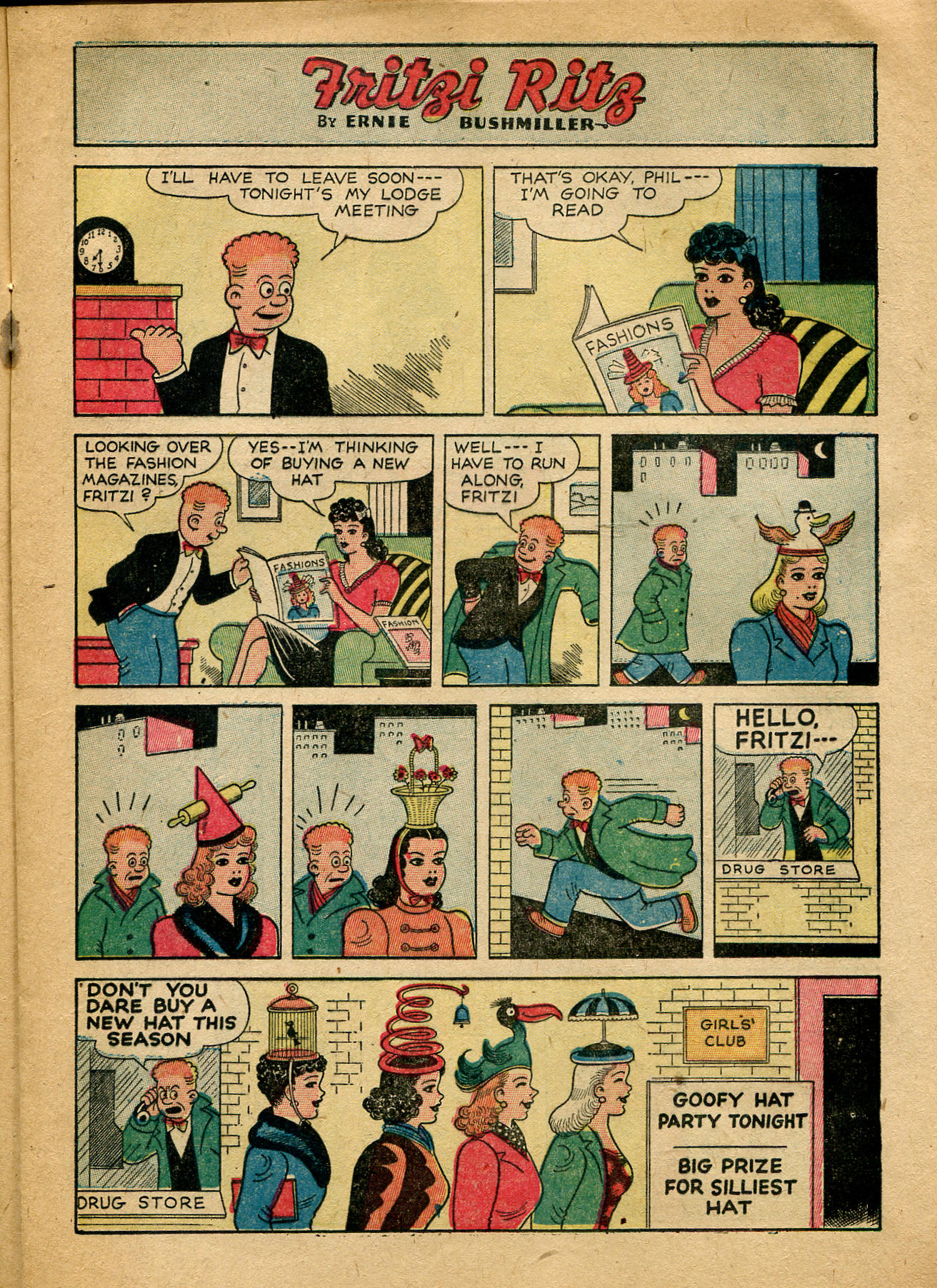 Read online Fritzi Ritz (1953) comic -  Issue #41 - 15