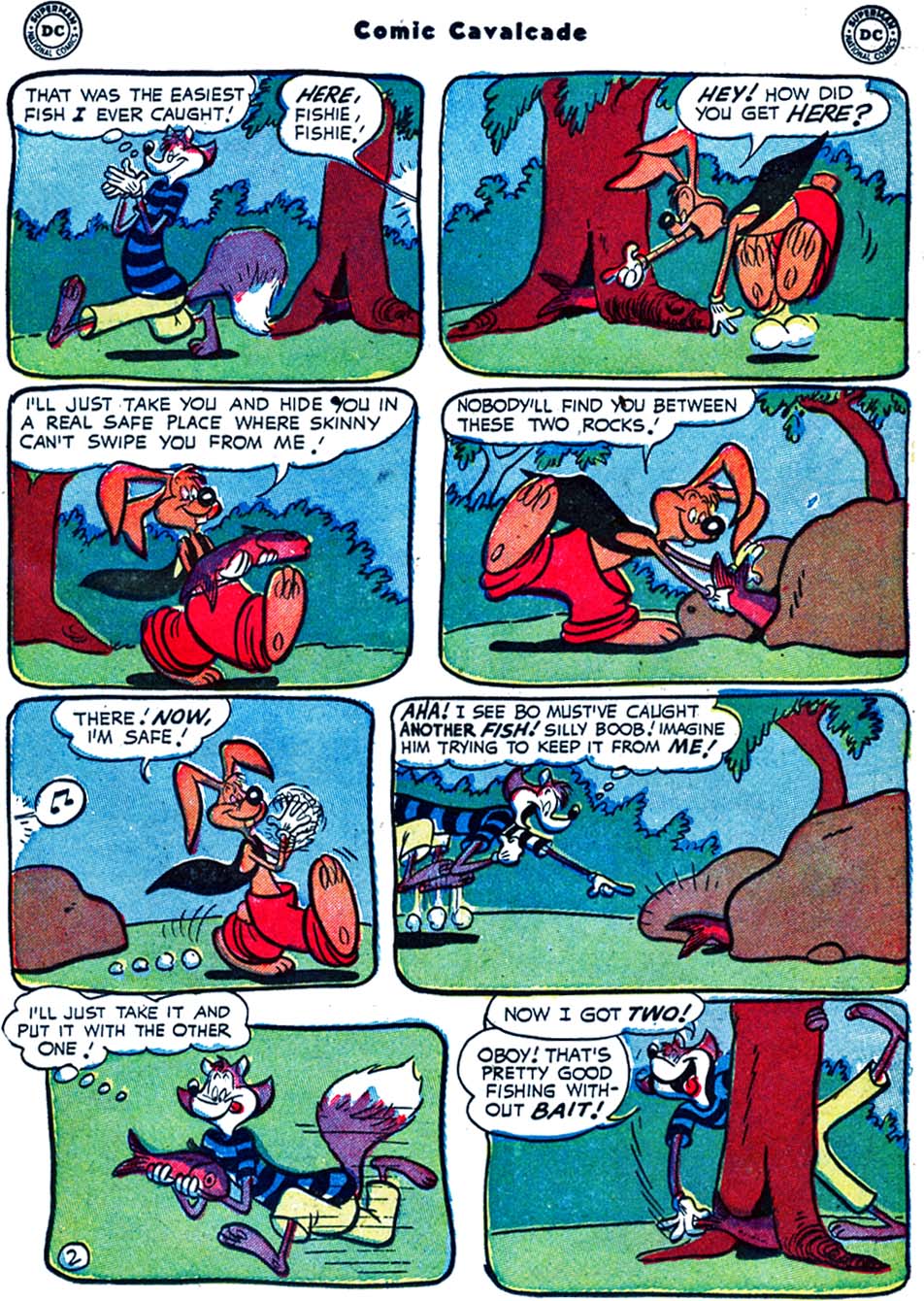 Read online Comic Cavalcade comic -  Issue #63 - 27