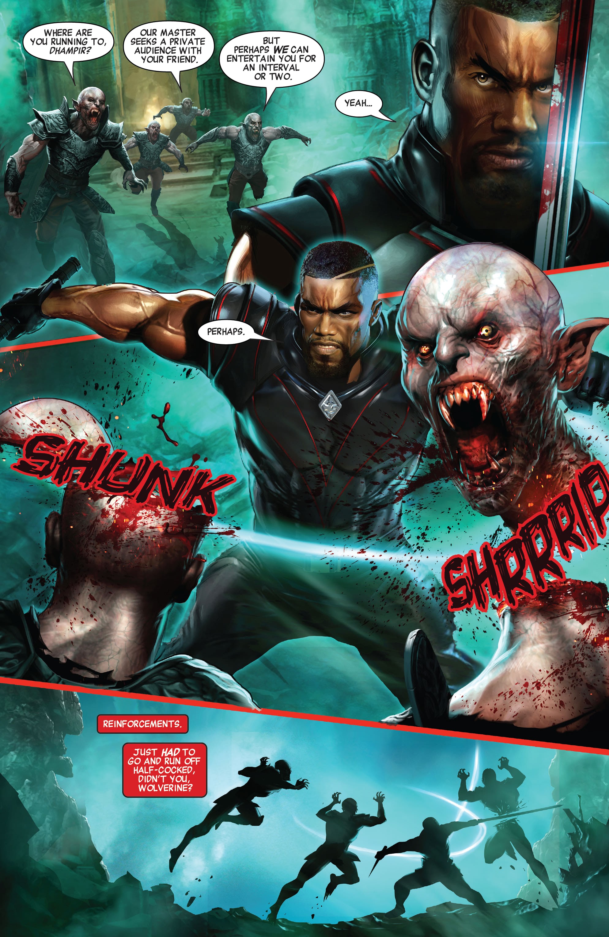 Read online Blade by Marc Guggenheim: The Complete Collection comic -  Issue # TPB (Part 3) - 112