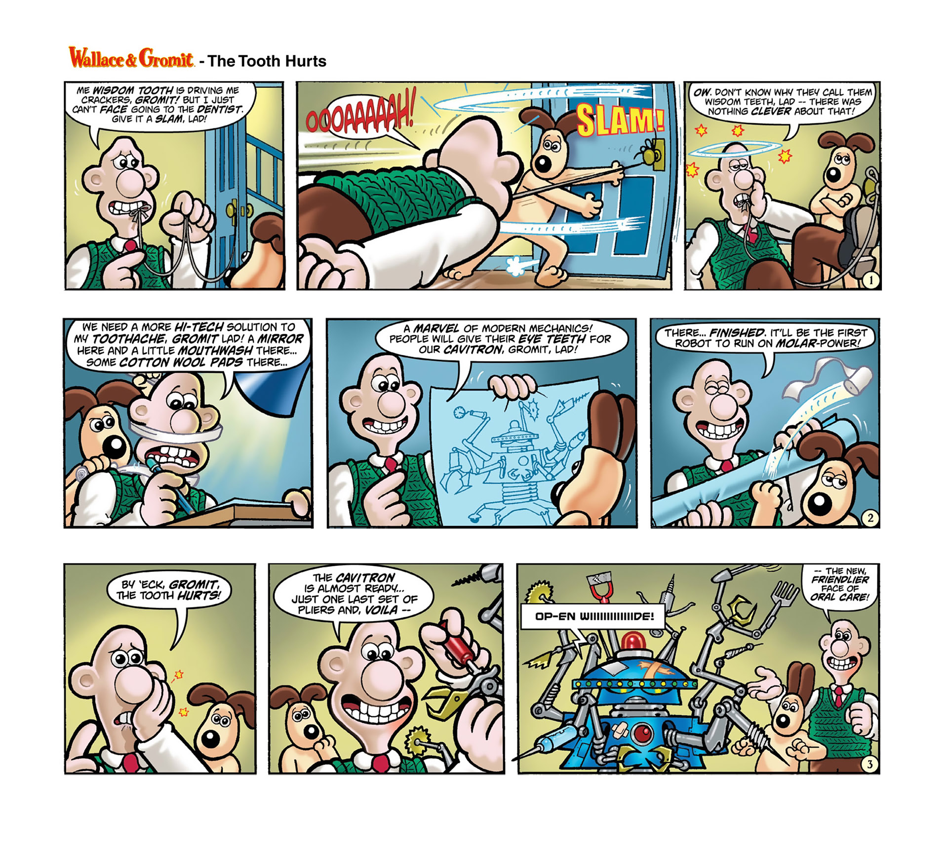 Read online Wallace & Gromit Dailies comic -  Issue #1 - 2