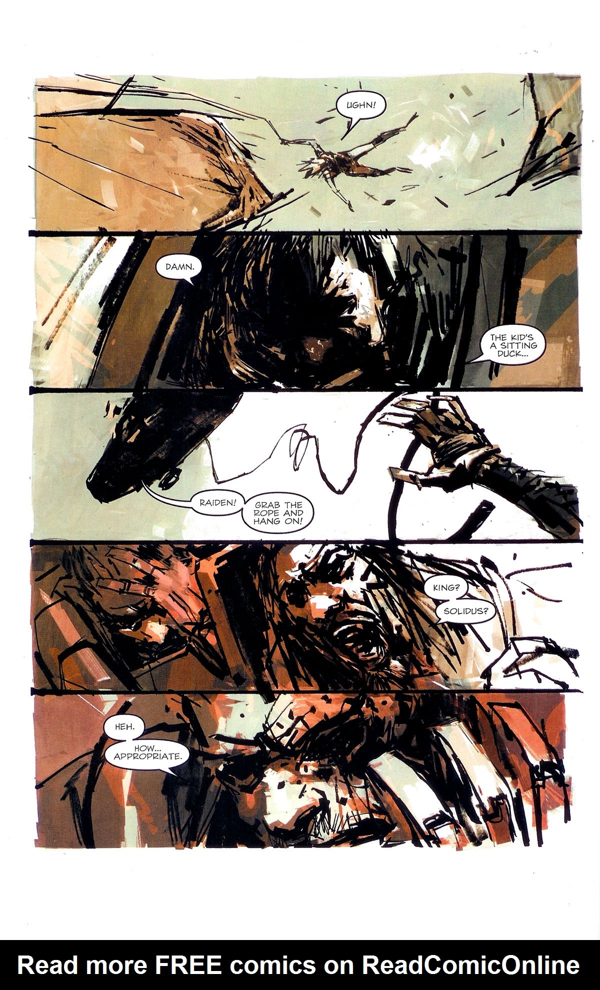 Read online Metal Gear Solid: Sons of Liberty comic -  Issue #6 - 5
