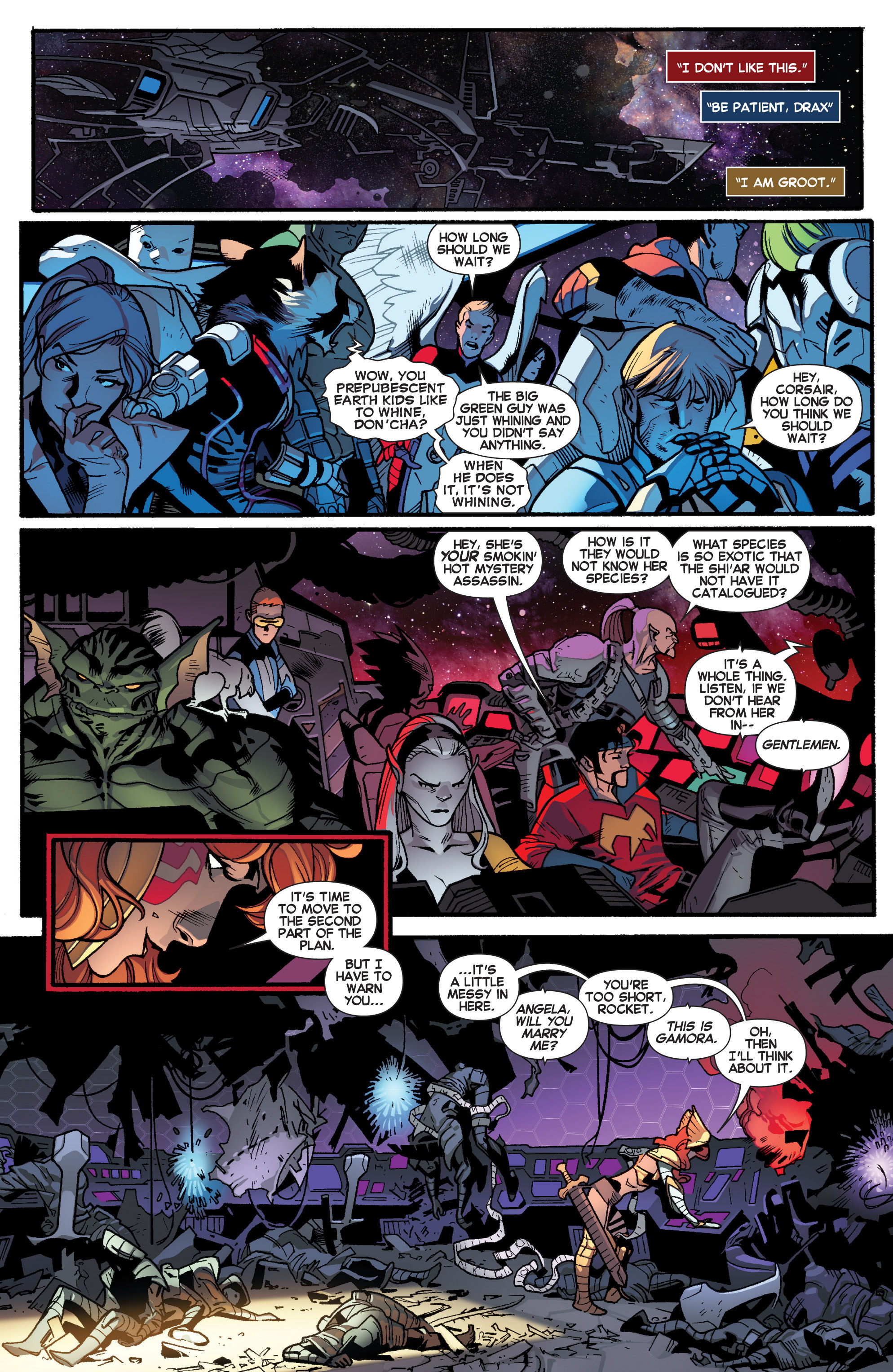 Read online Guardians of the Galaxy/All-New X-Men: The Trial of Jean Grey comic -  Issue # TPB - 86