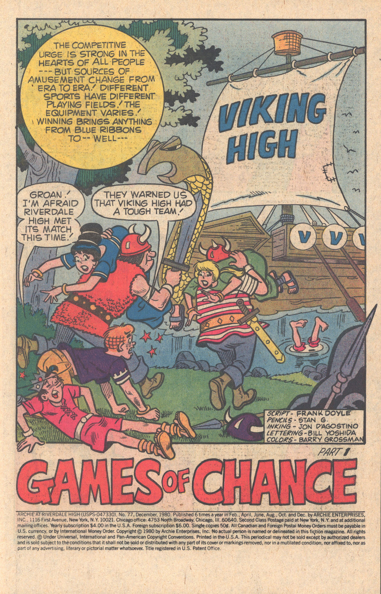 Read online Archie at Riverdale High (1972) comic -  Issue #77 - 3