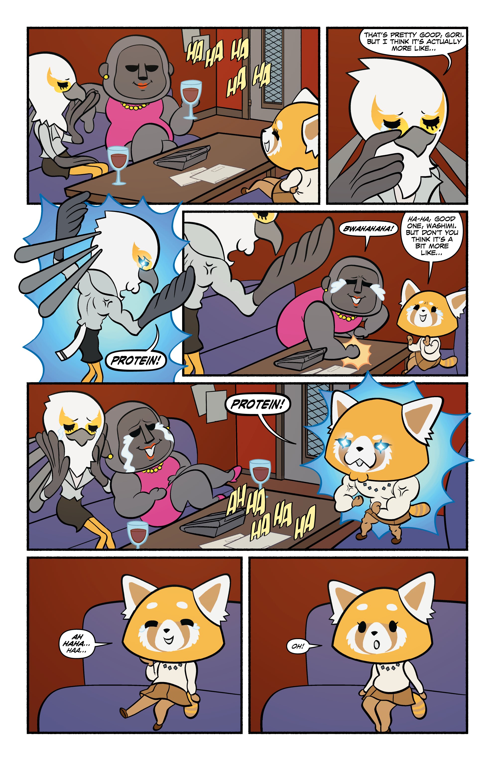 Read online Aggretsuko Meet Her Friends comic -  Issue #1 - 5