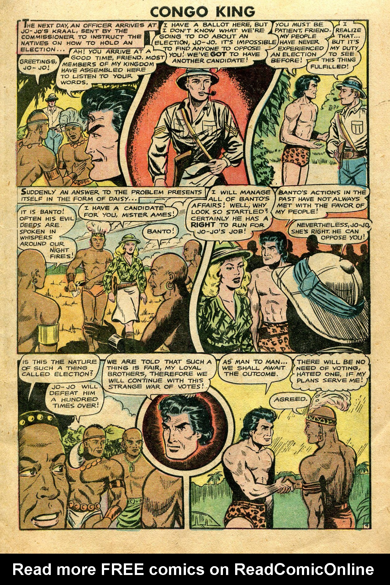 Read online Jungle Jo (1950) comic -  Issue # Full - 5