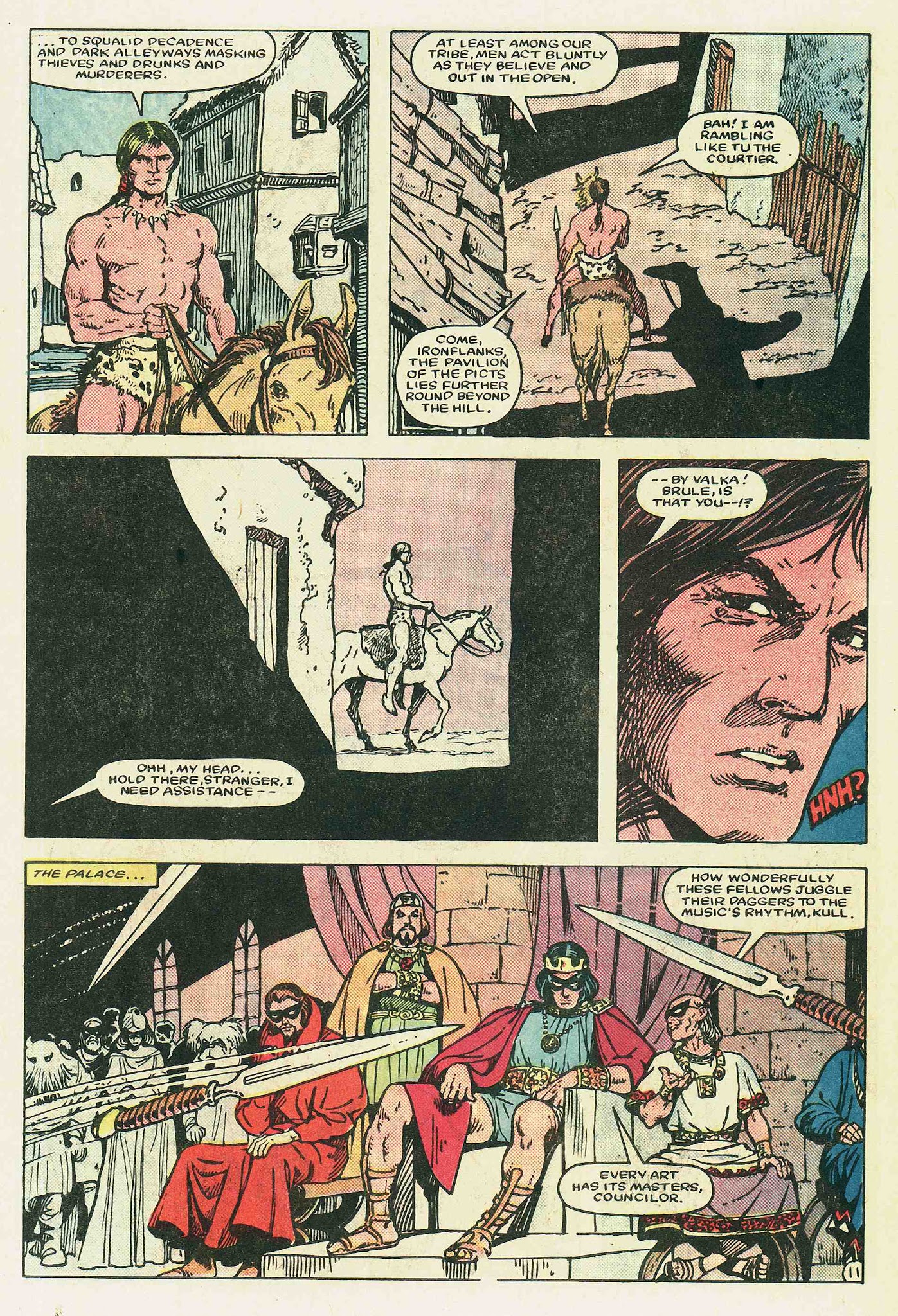 Read online Kull The Conqueror (1983) comic -  Issue #7 - 12