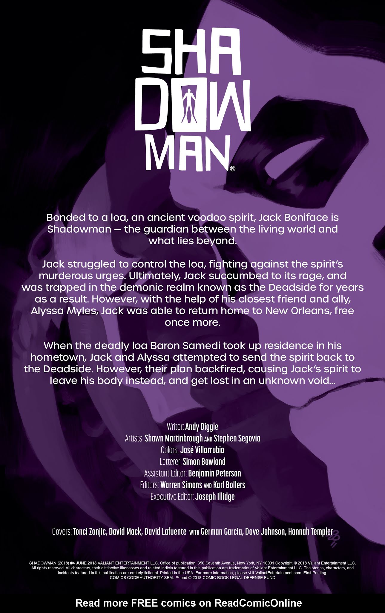Read online Shadowman (2018) comic -  Issue #4 - 2