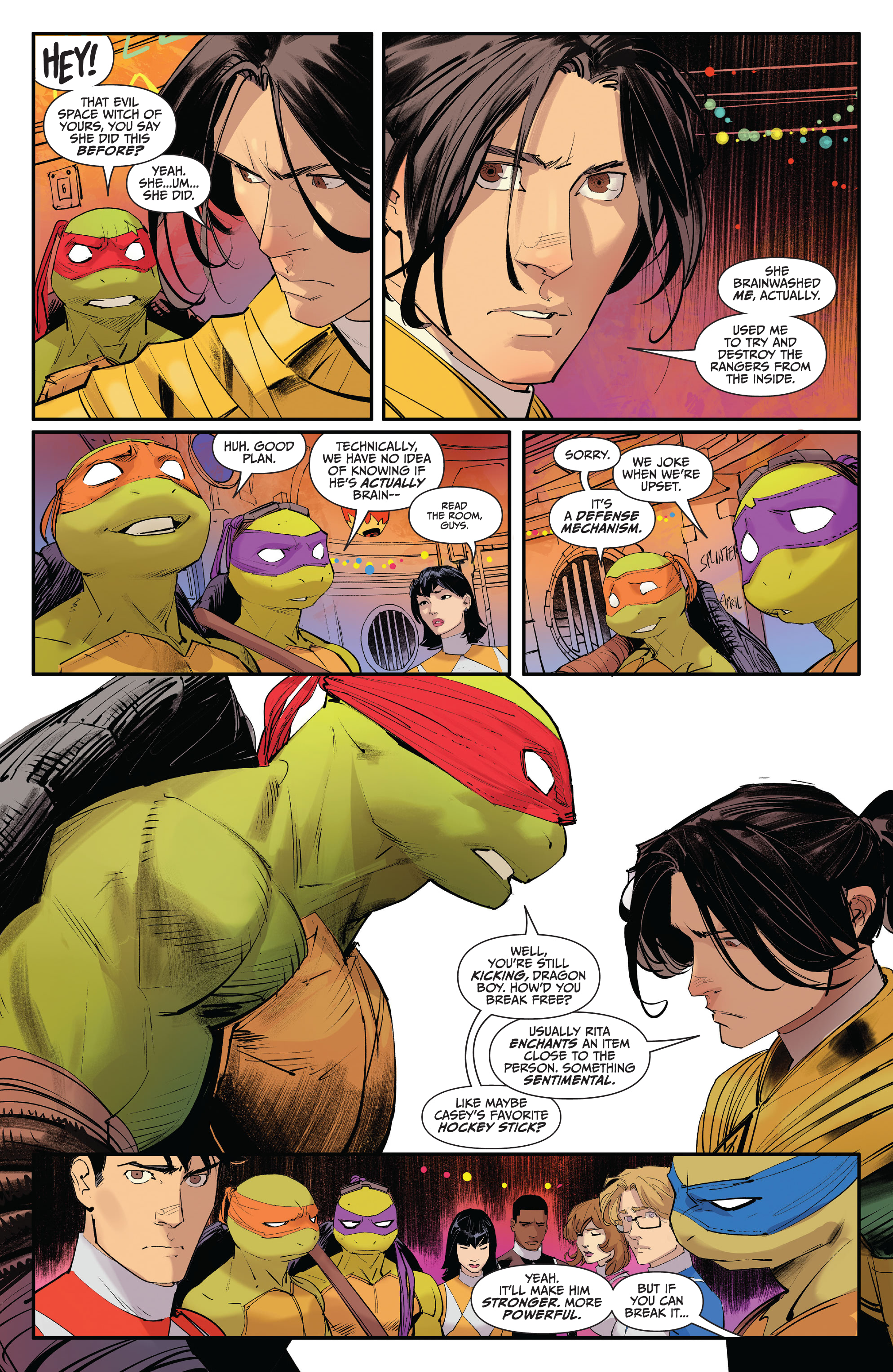 Read online Mighty Morphin Power Rangers/ Teenage Mutant Ninja Turtles II comic -  Issue #2 - 7