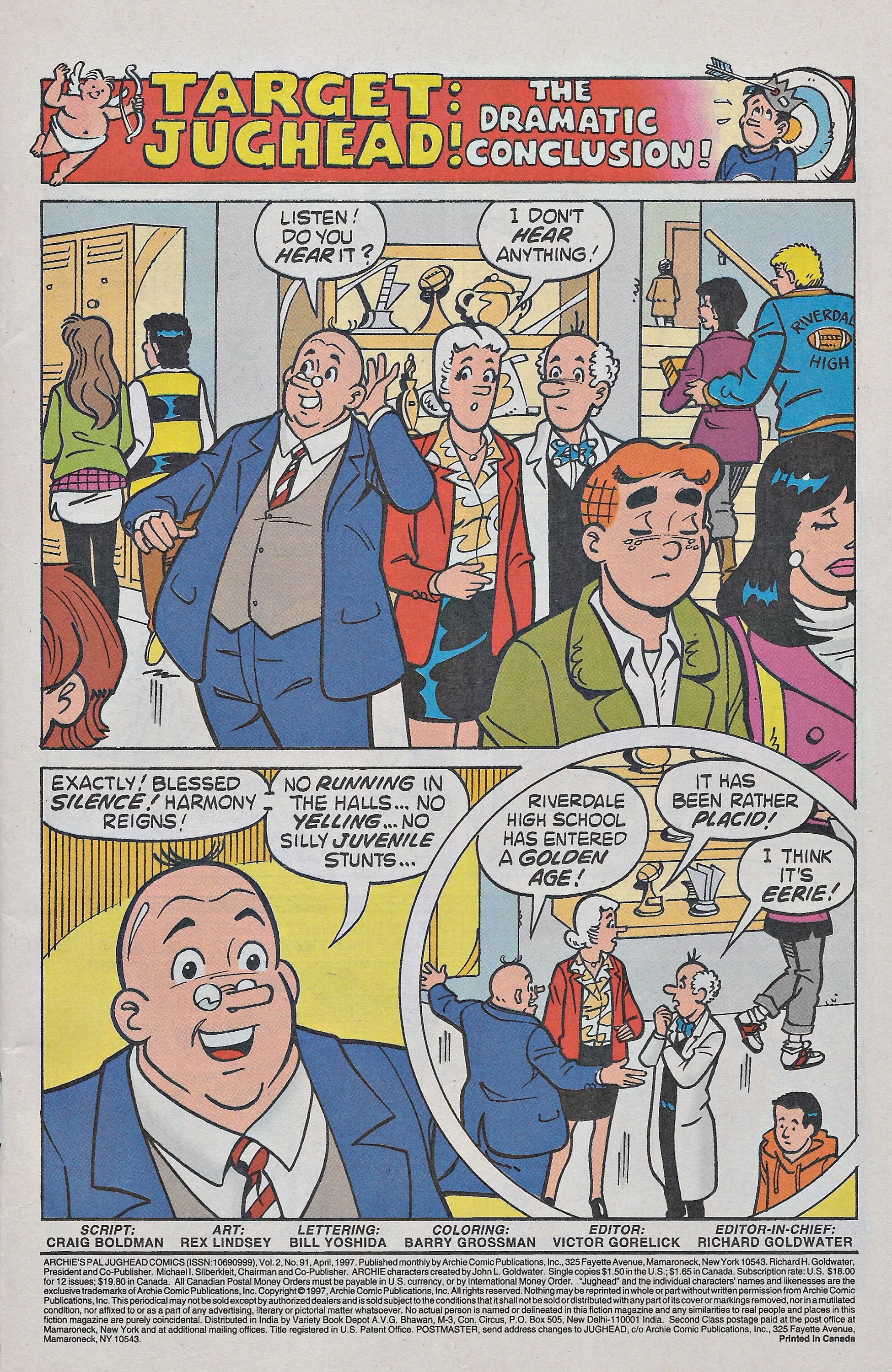 Read online Archie's Pal Jughead Comics comic -  Issue #91 - 3