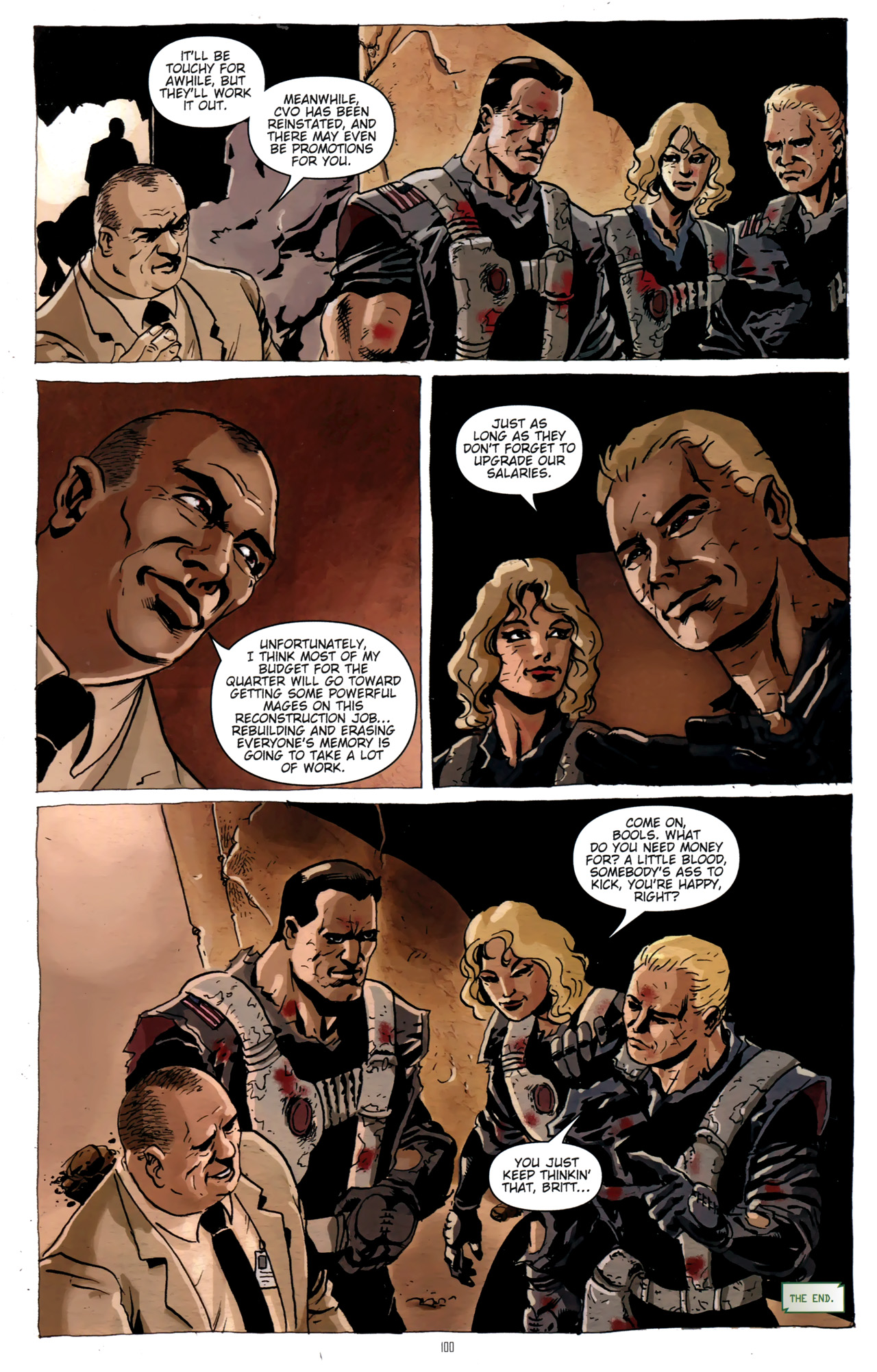 Read online CVO : Covert Vampiric Operations -- 100-Page Spectacular comic -  Issue # TPB - 101