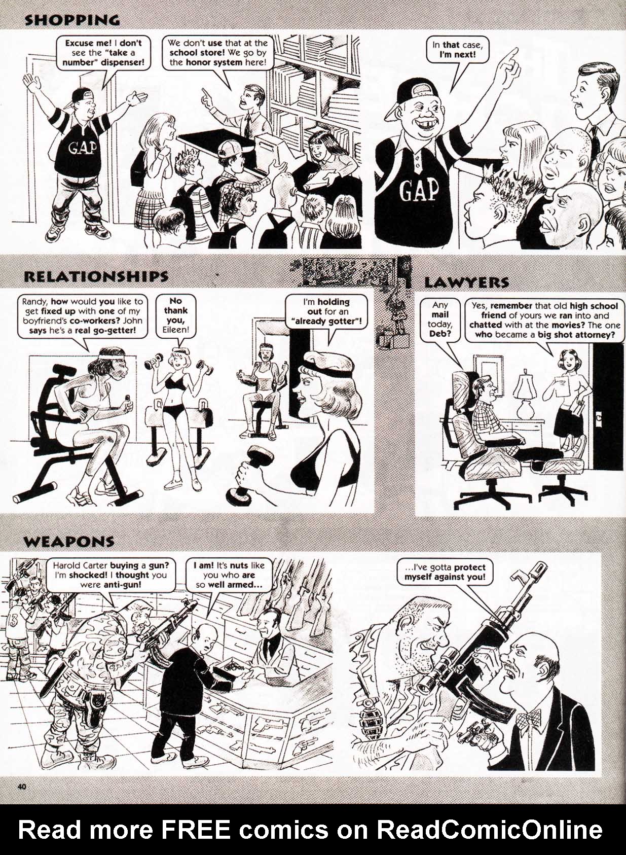 Read online MAD comic -  Issue #401 - 43