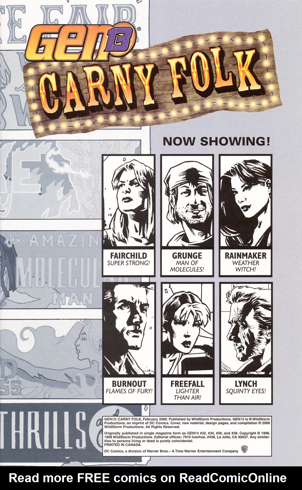 Read online Gen 13: Carny Folk comic -  Issue # Full - 2