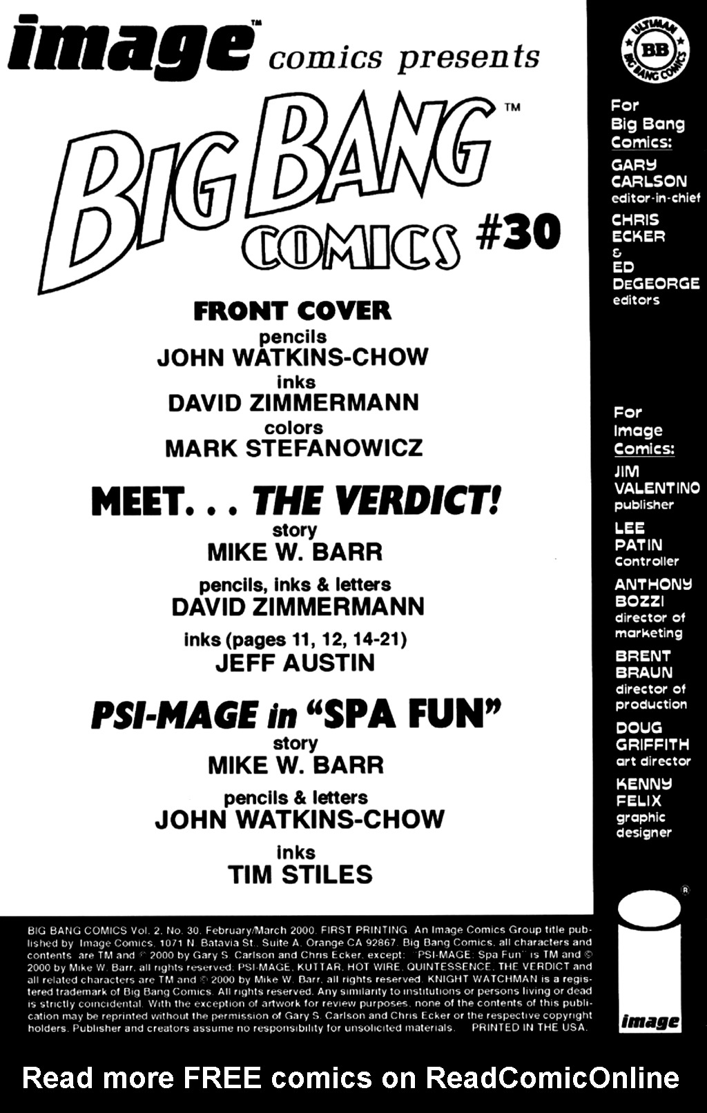 Read online Big Bang Comics comic -  Issue #30 - 2