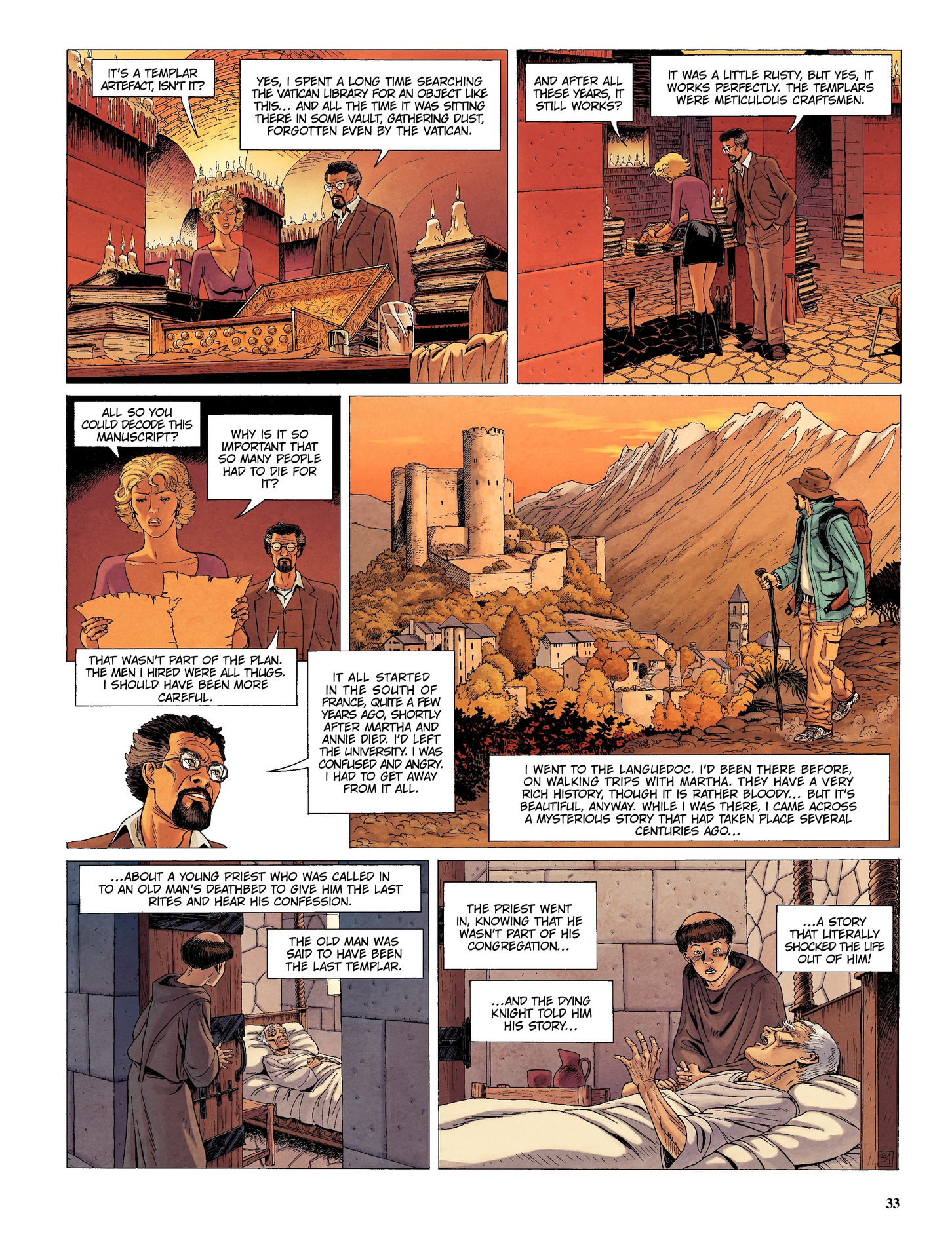 Read online The Last Templar comic -  Issue #2 - 33