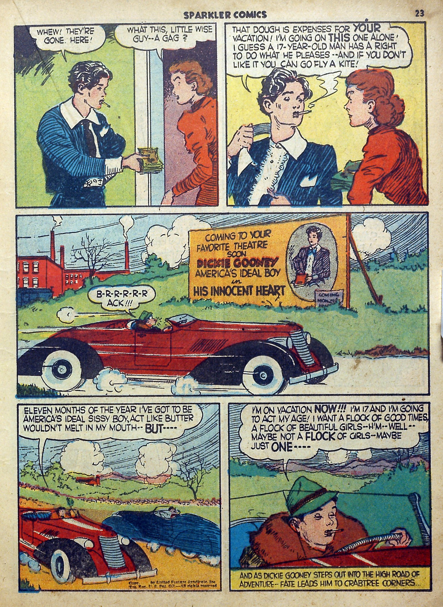 Read online Sparkler Comics comic -  Issue #2 - 19