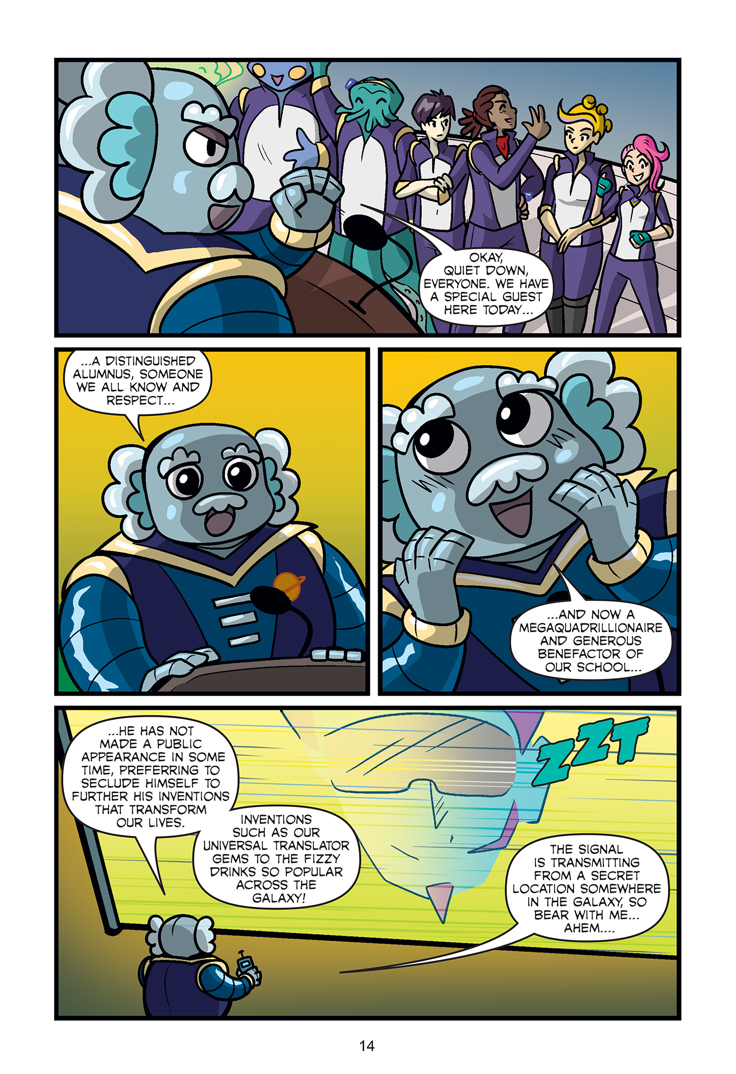 Read online Ana and the Cosmic Race comic -  Issue # TPB - 16