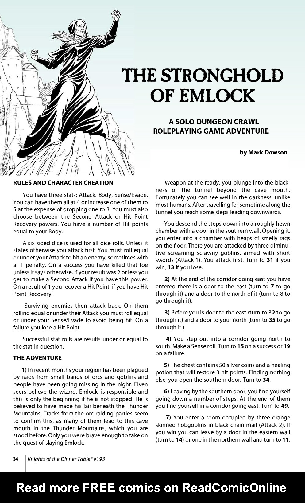 Read online Knights of the Dinner Table comic -  Issue #193 - 36