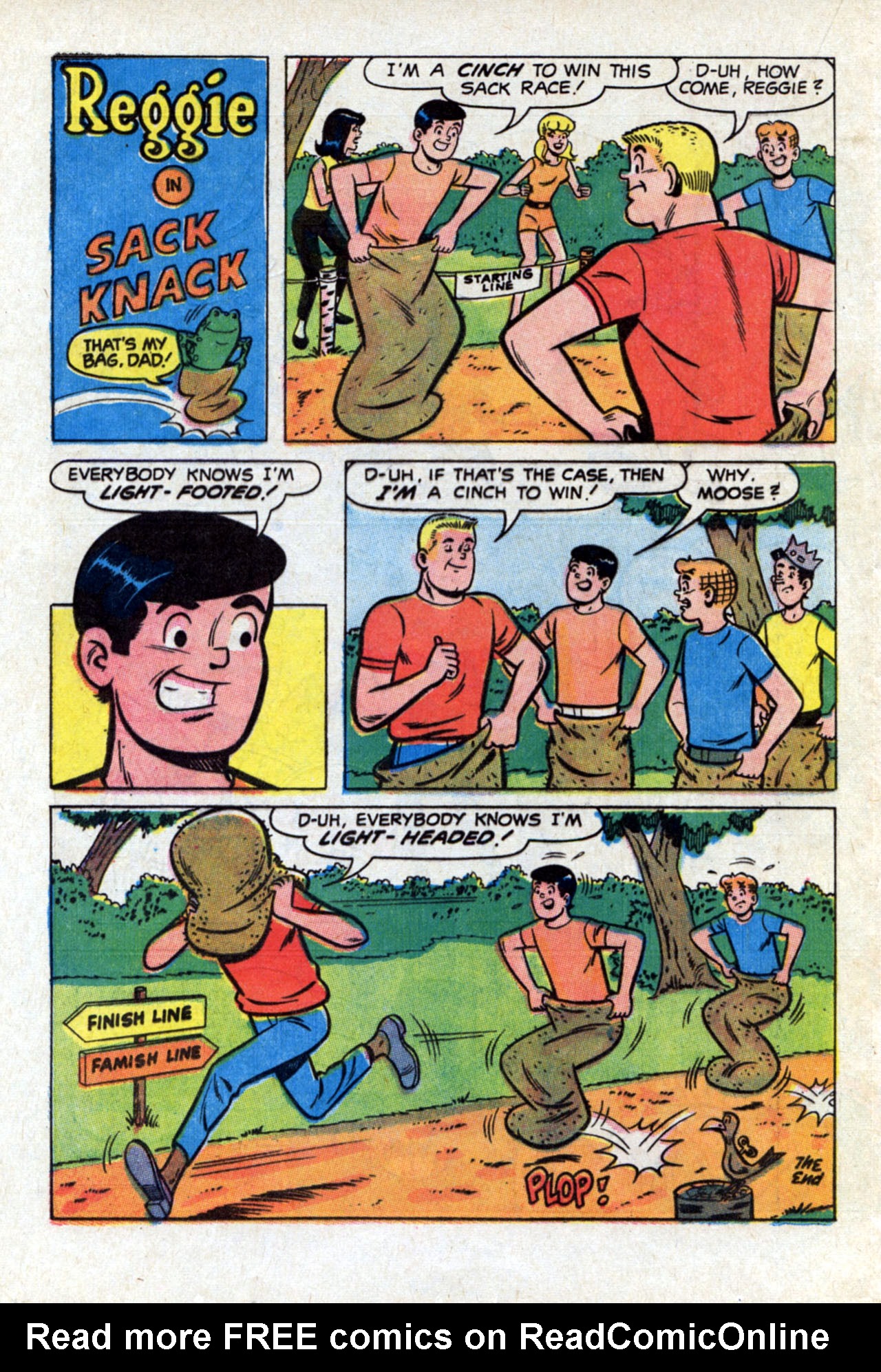 Read online Reggie's Wise Guy Jokes comic -  Issue #2 - 21
