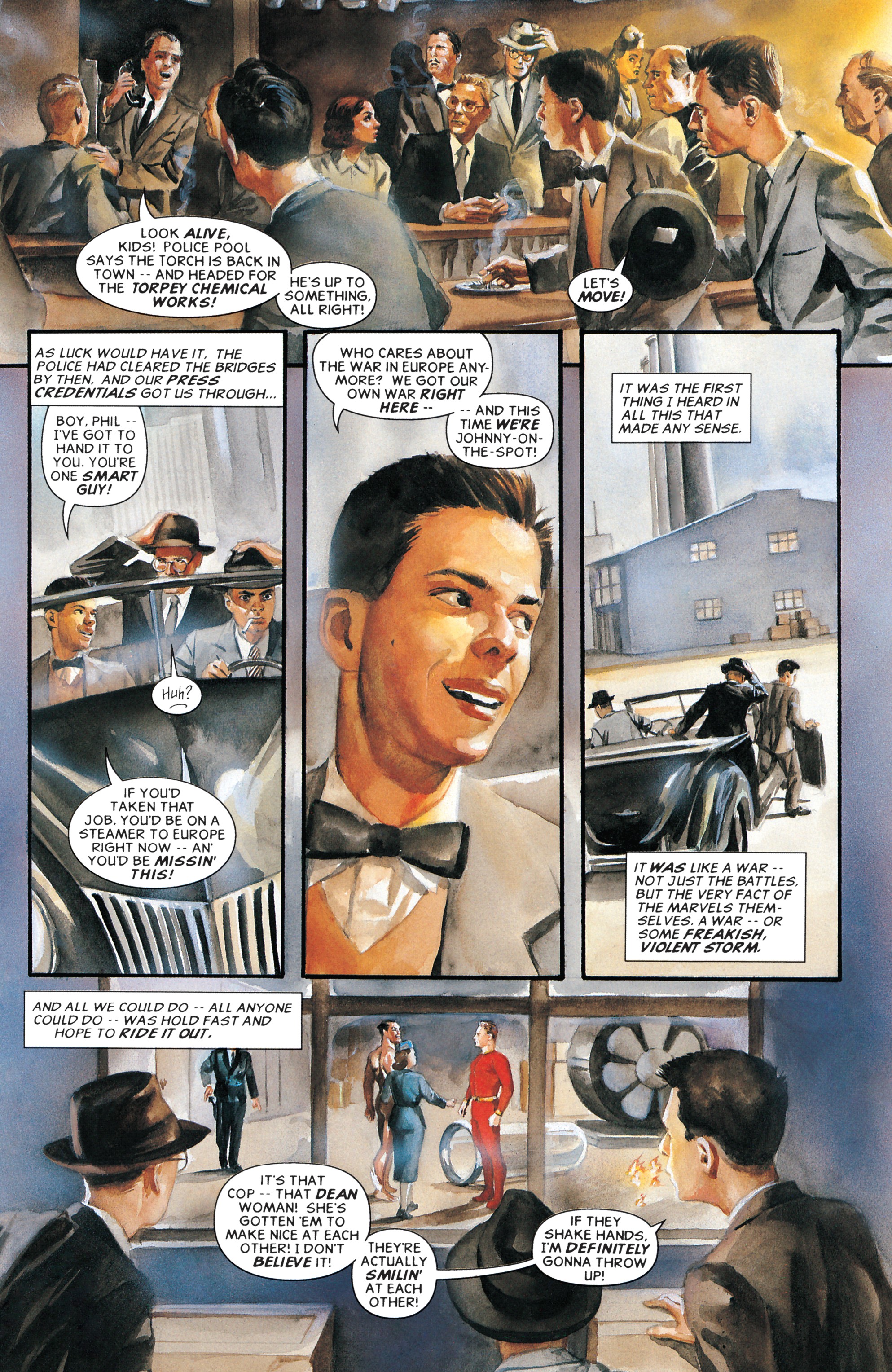 Read online Marvels Annotated comic -  Issue #1 - 35