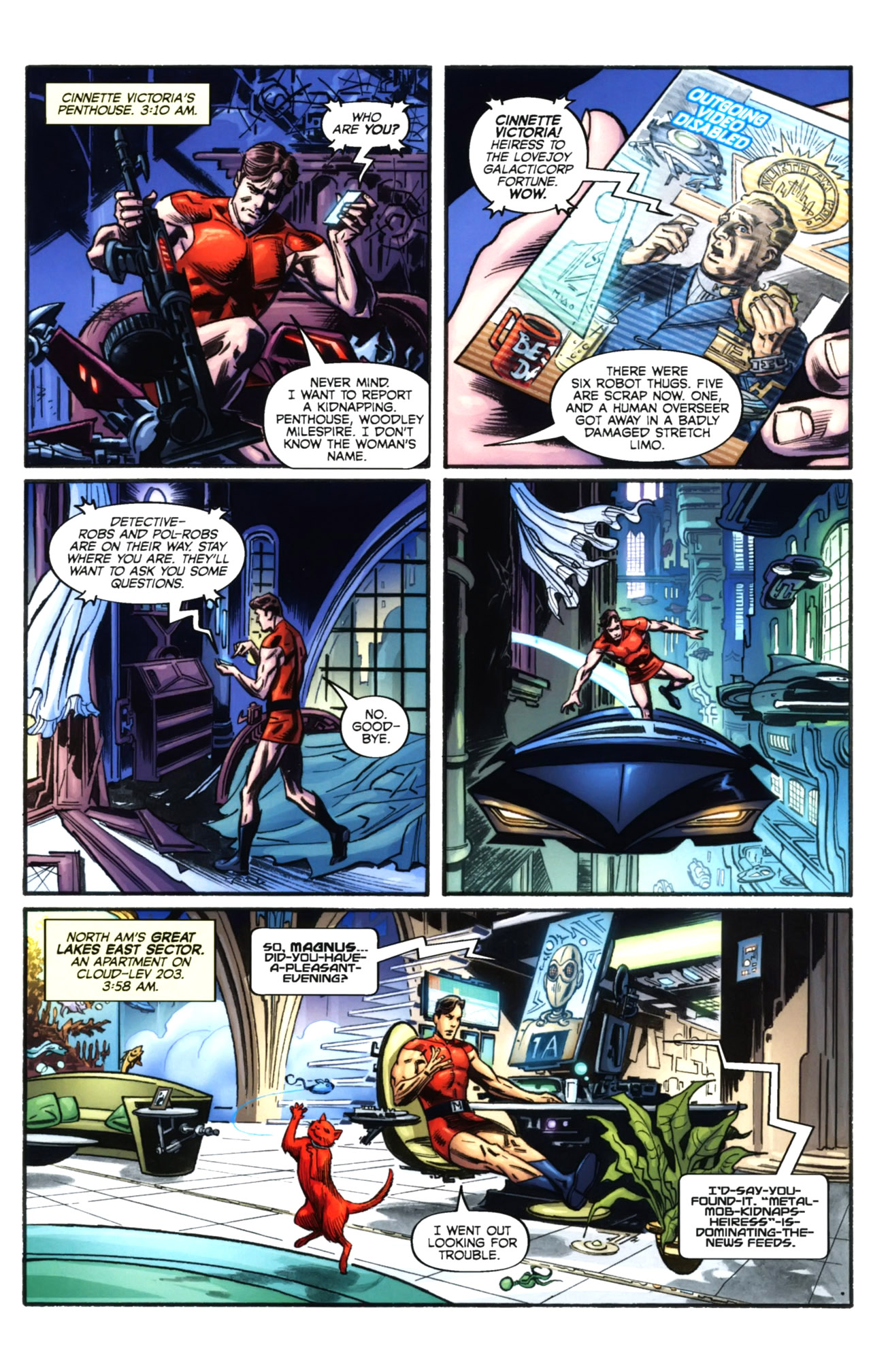 Read online Magnus, Robot Fighter (2010) comic -  Issue #1 - 9