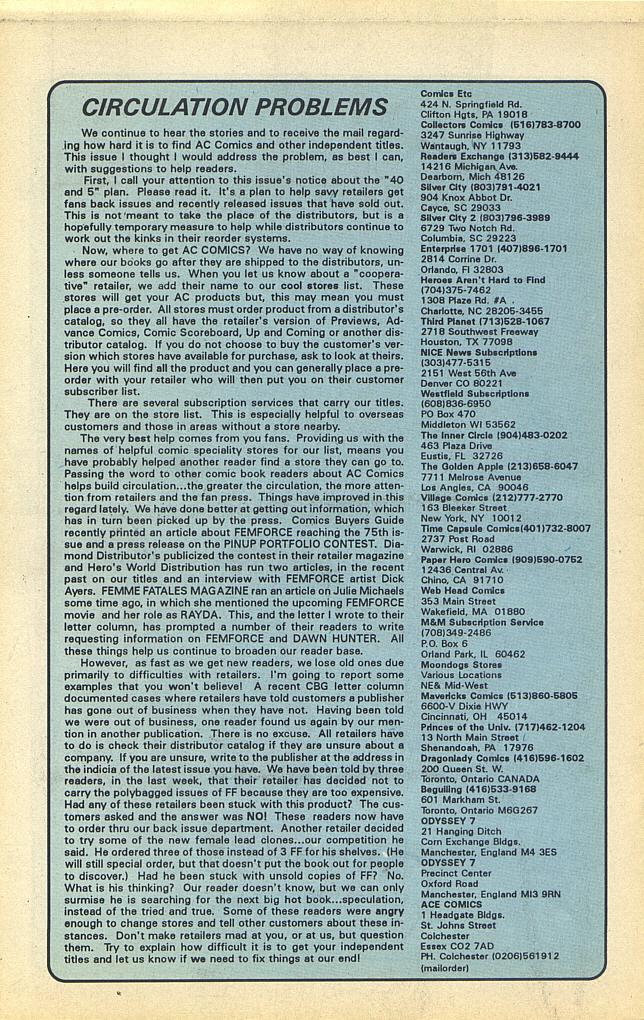 Read online Femforce comic -  Issue #78 - 34